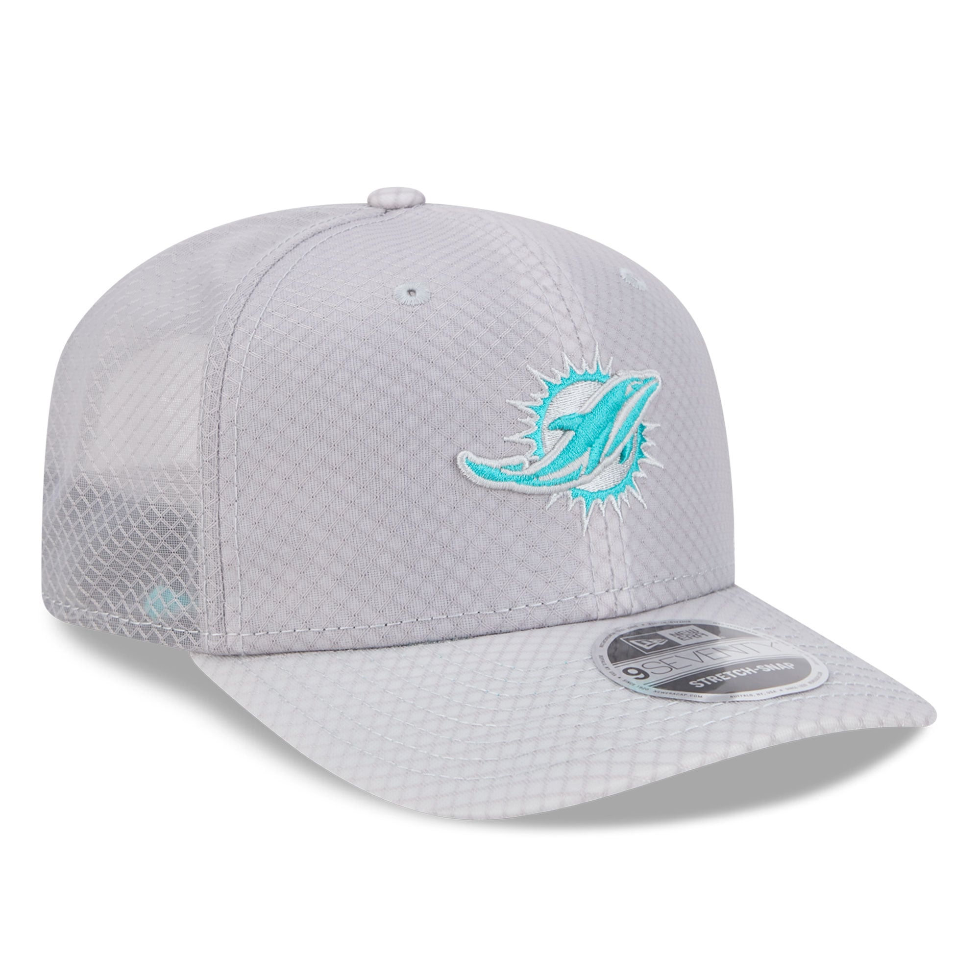 Casquette ajustable New Era grise Miami Dolphins 9SEVENTY pour homme
