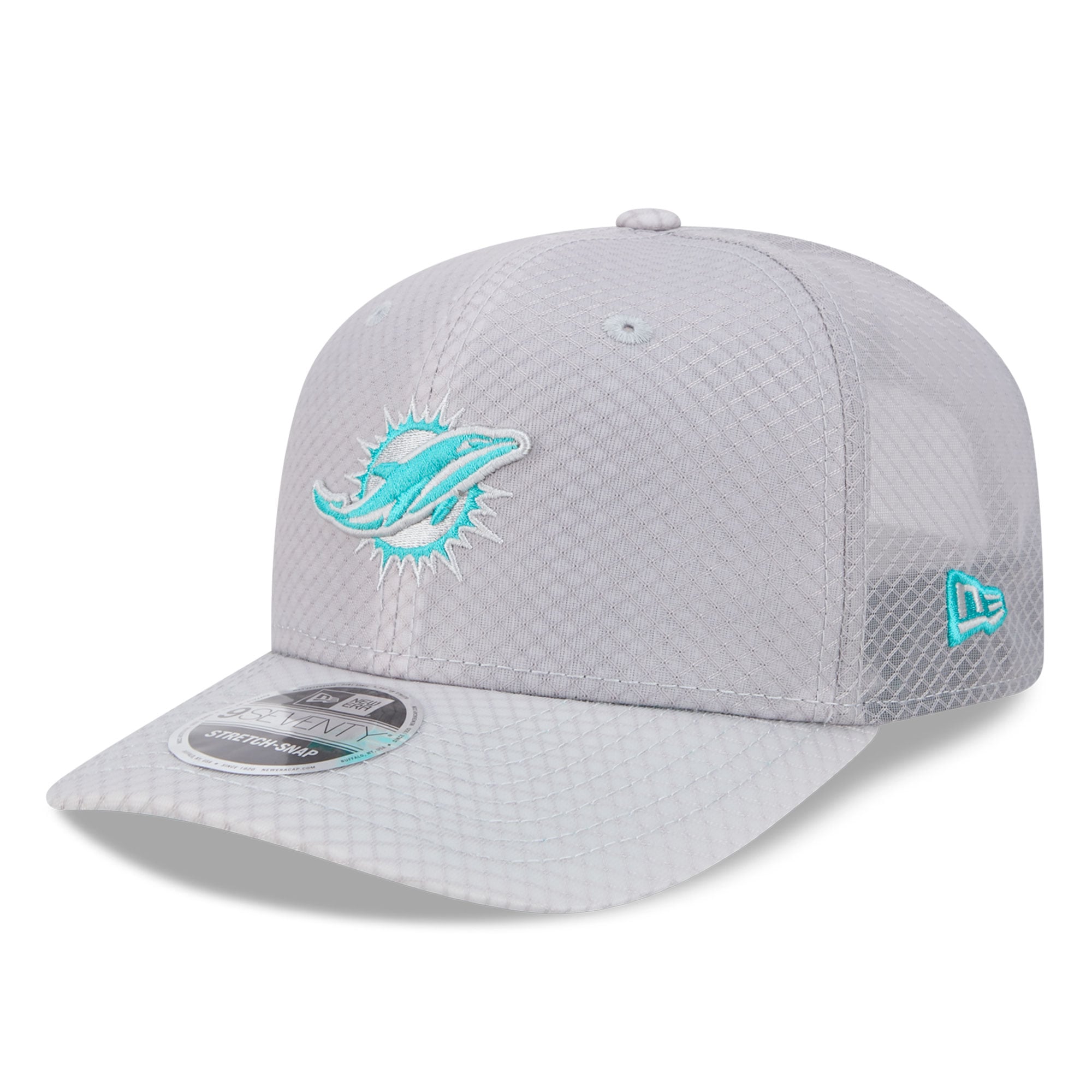 Casquette ajustable New Era grise Miami Dolphins 9SEVENTY pour homme