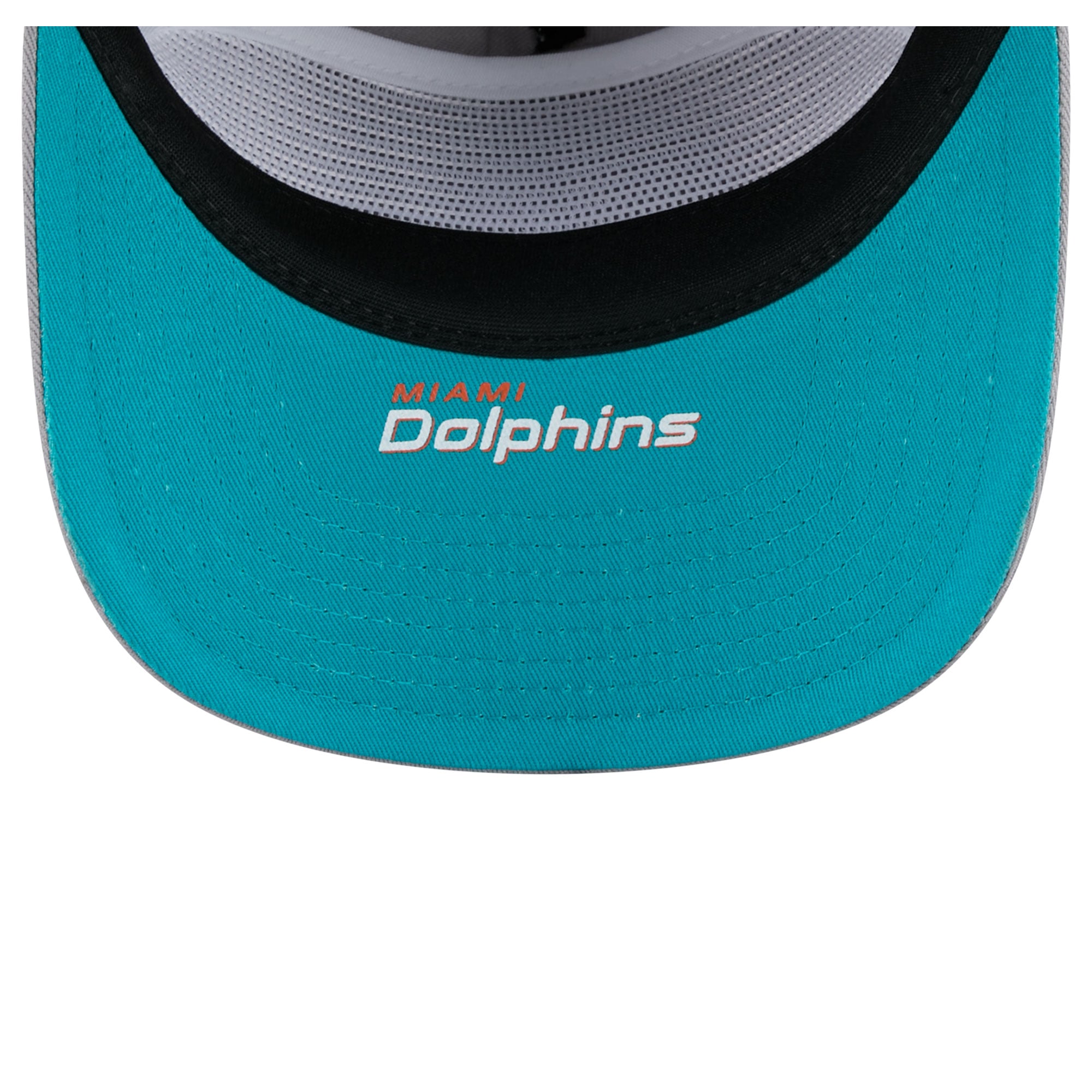Casquette ajustable New Era 19TWENTY grise à écusson Miami Dolphins pour homme