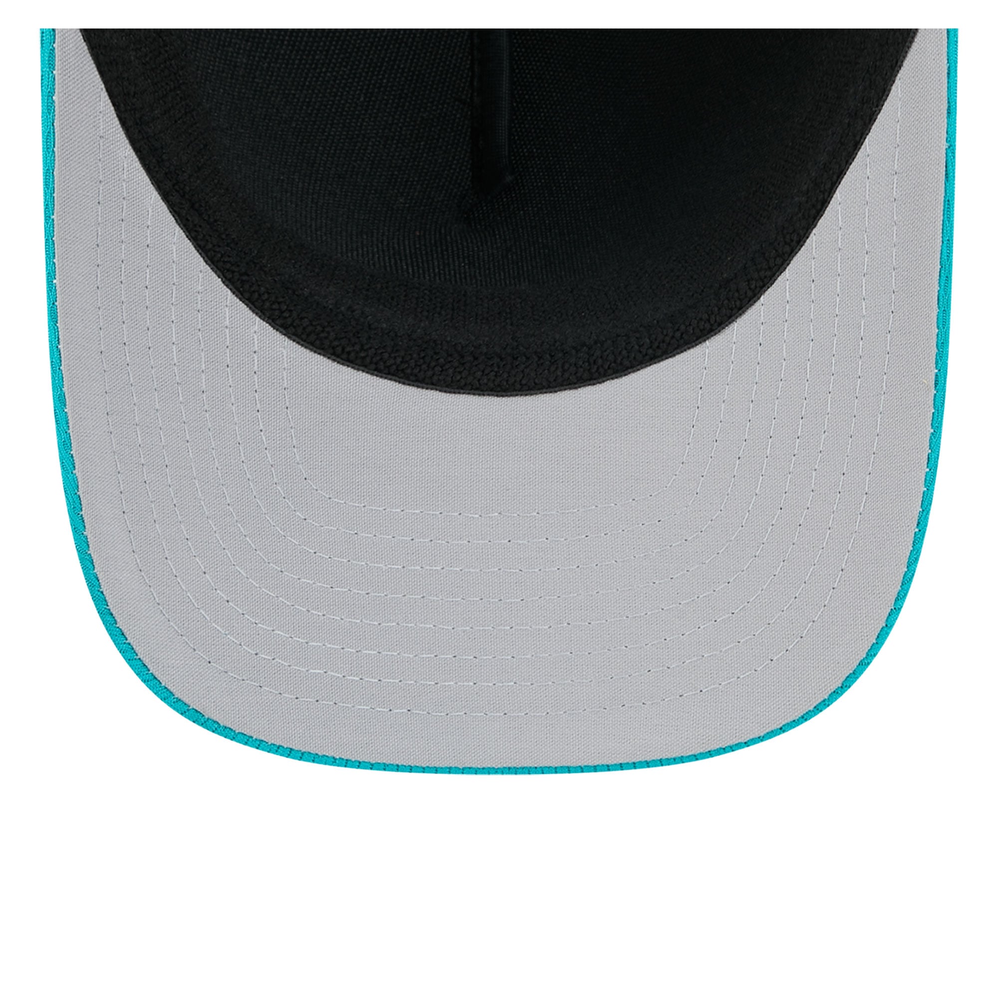 Casquette New Era Flex pour homme, grise et turquoise, Miami Dolphins Tech M-Crown A-Frame 39THIRTY
