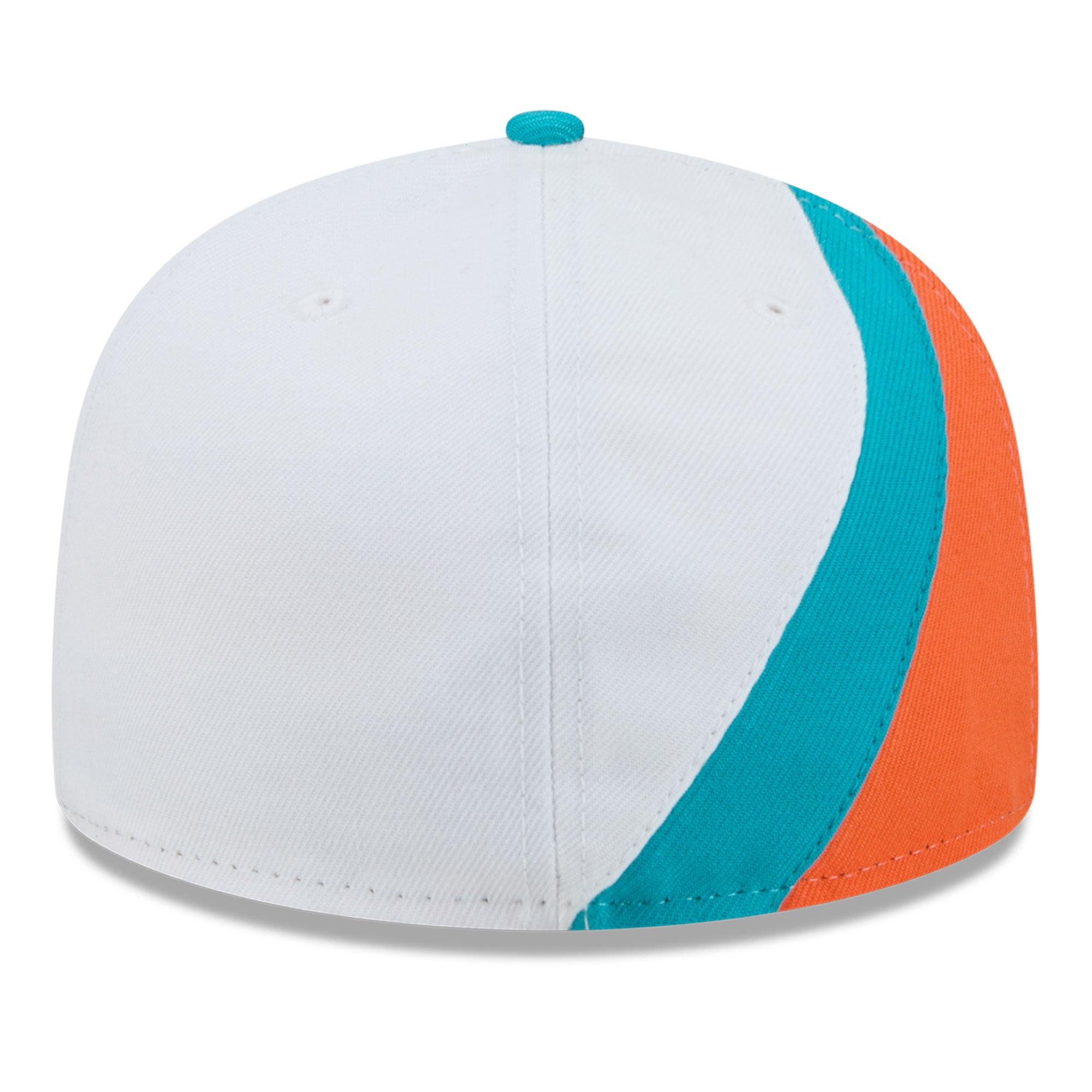 Casquette ajustée New Era Shock 59FIFTY pour homme, orange/turquoise, Miami Dolphins