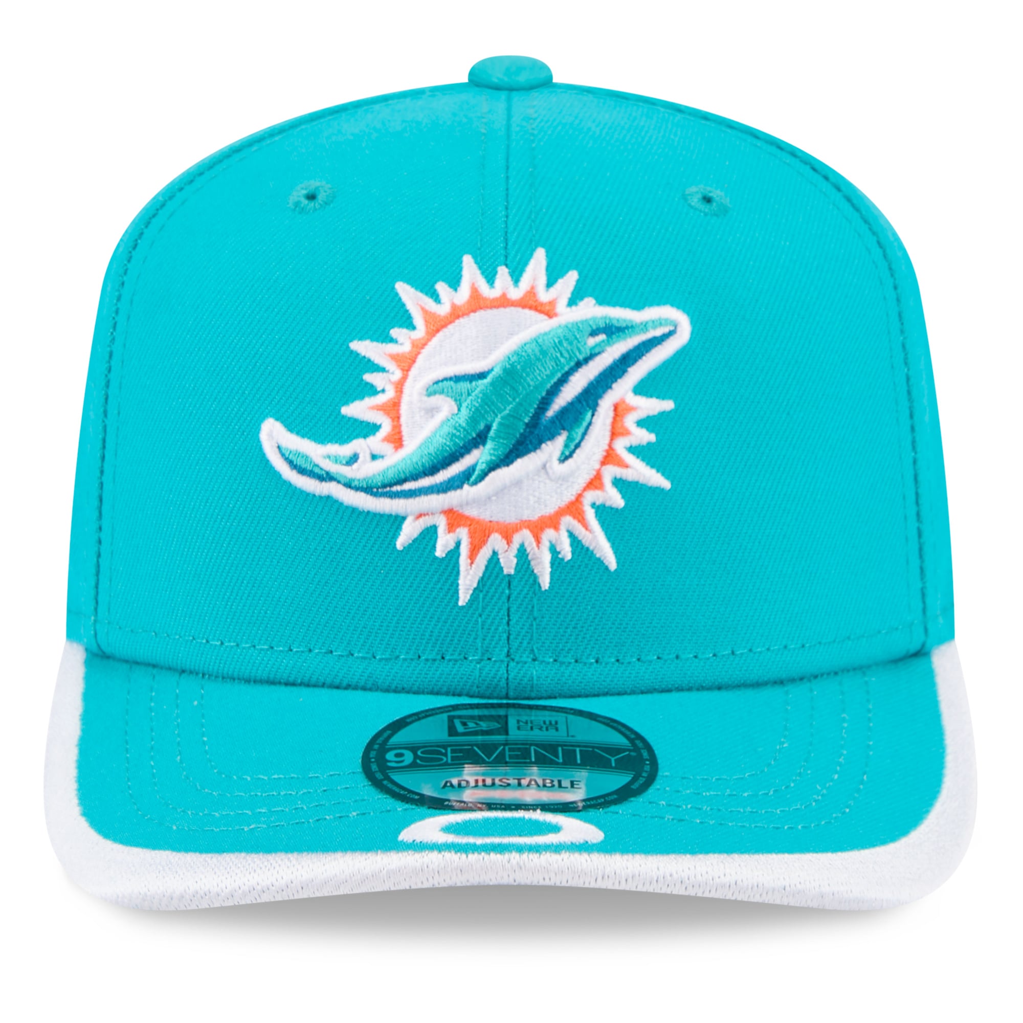 Casquette ajustable New Era x Oakley Aqua Miami Dolphins 9SEVENTY pour homme