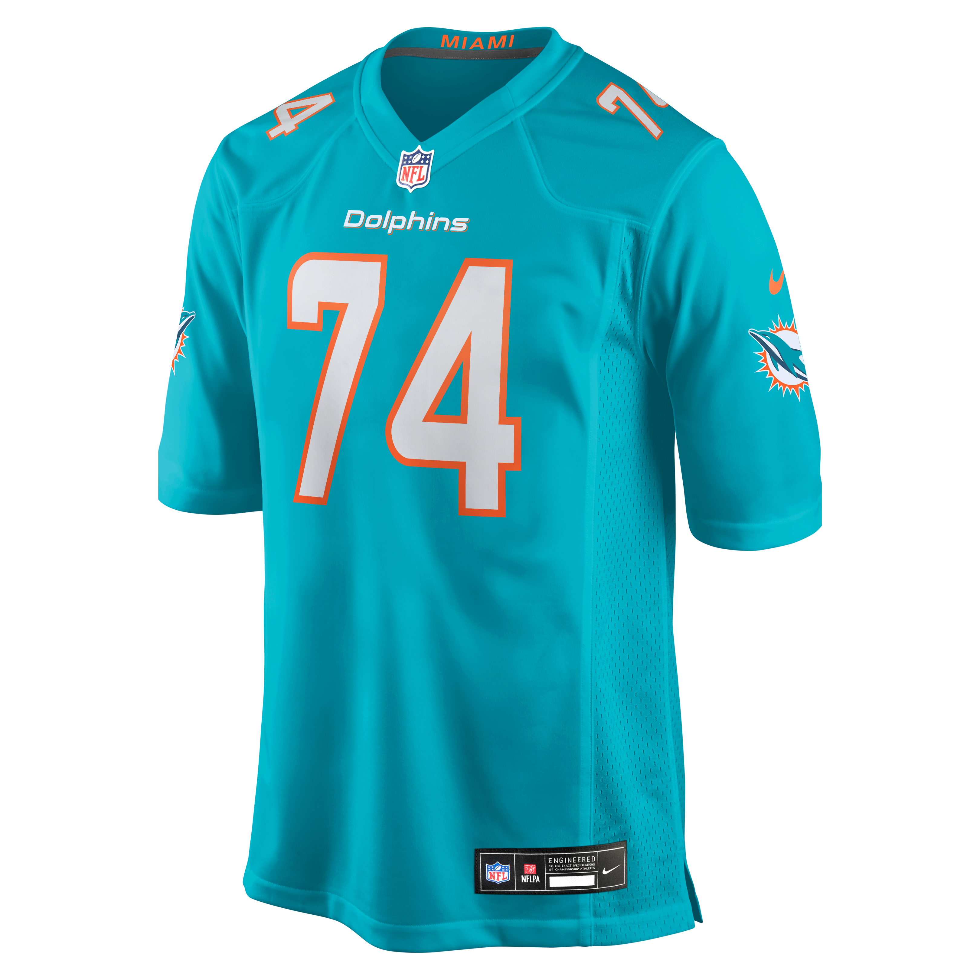 Maillot de match Nike Aqua Miami Dolphins Kadyn Proctor pour homme