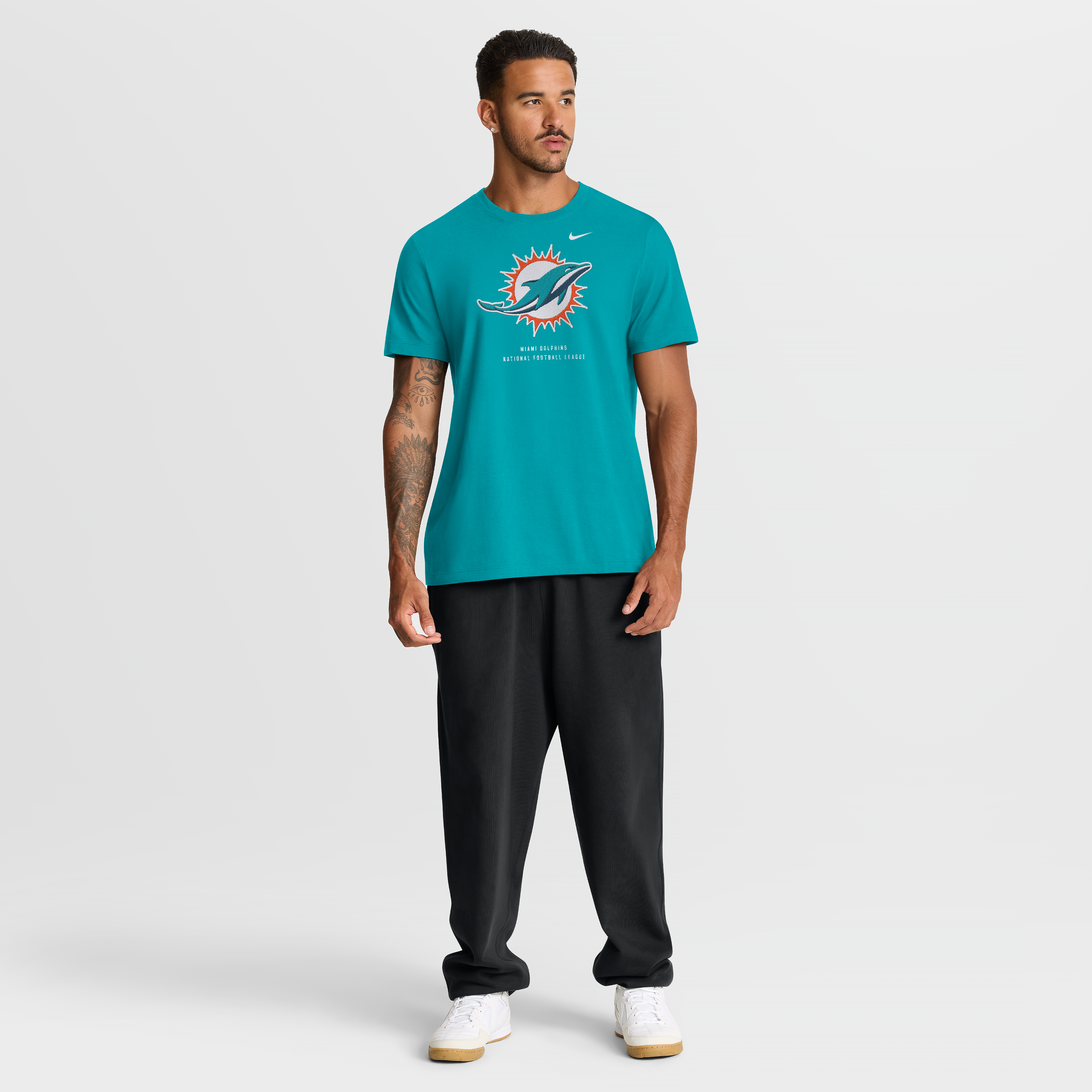 Men's Nike Aqua Miami Dolphins Property Of T-Shirt