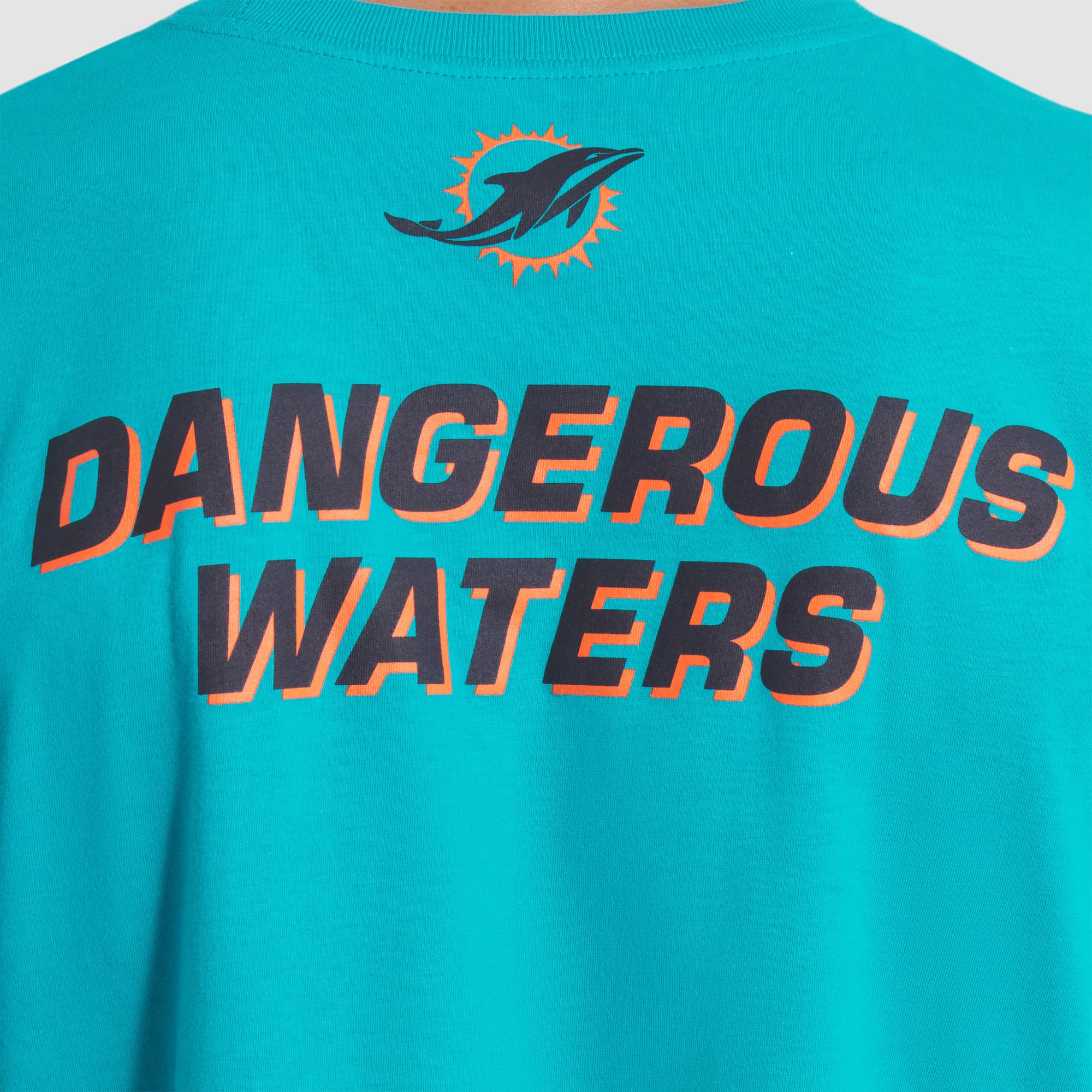 T-shirt à manches longues Nike Aqua Miami Dolphins Rivalries Collection Essential pour homme