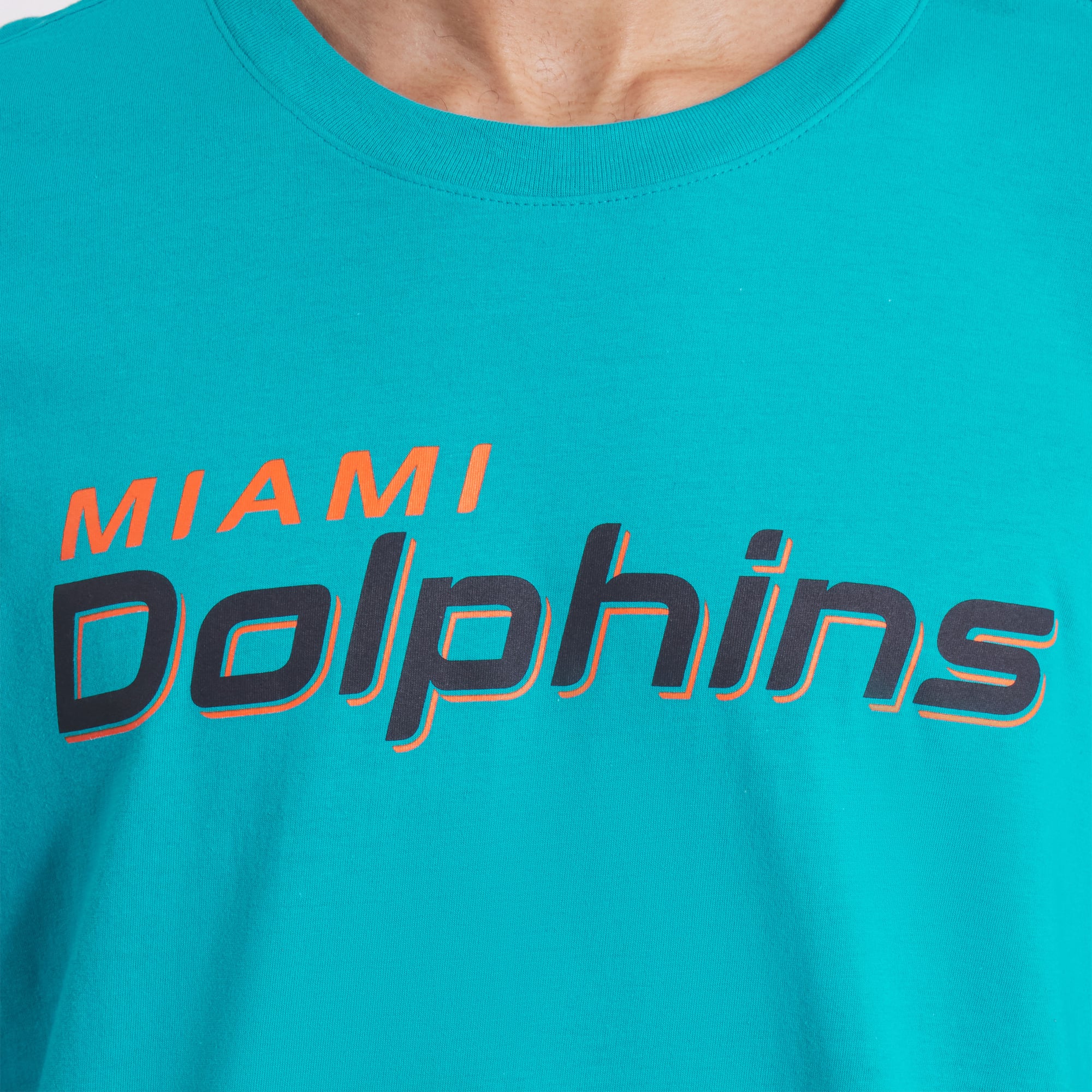 T-shirt à manches longues Nike Aqua Miami Dolphins Rivalries Collection Essential pour homme