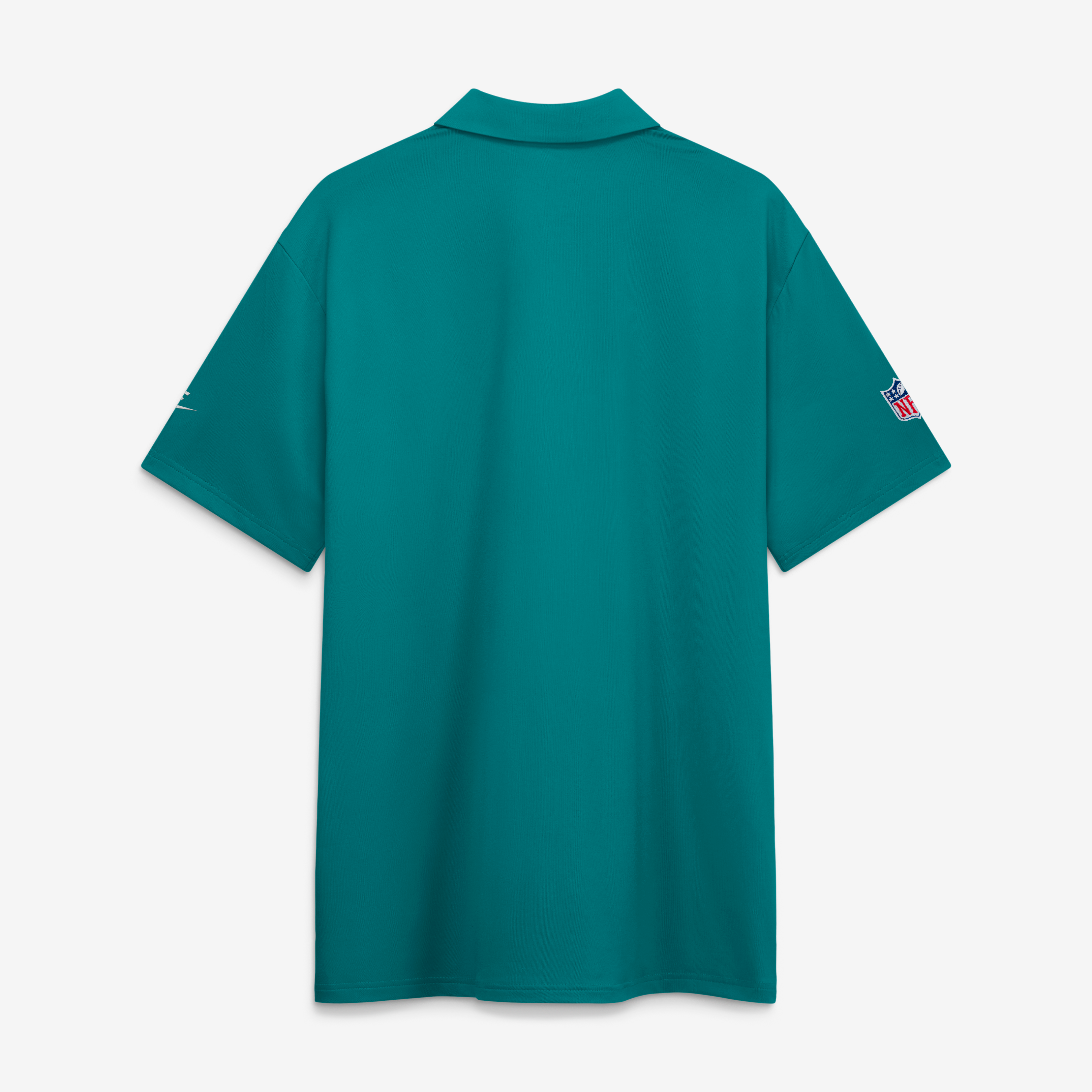 Polo de tournée Nike Aqua Miami Dolphins Sideline Powerful Blocking Dri-FIT pour homme