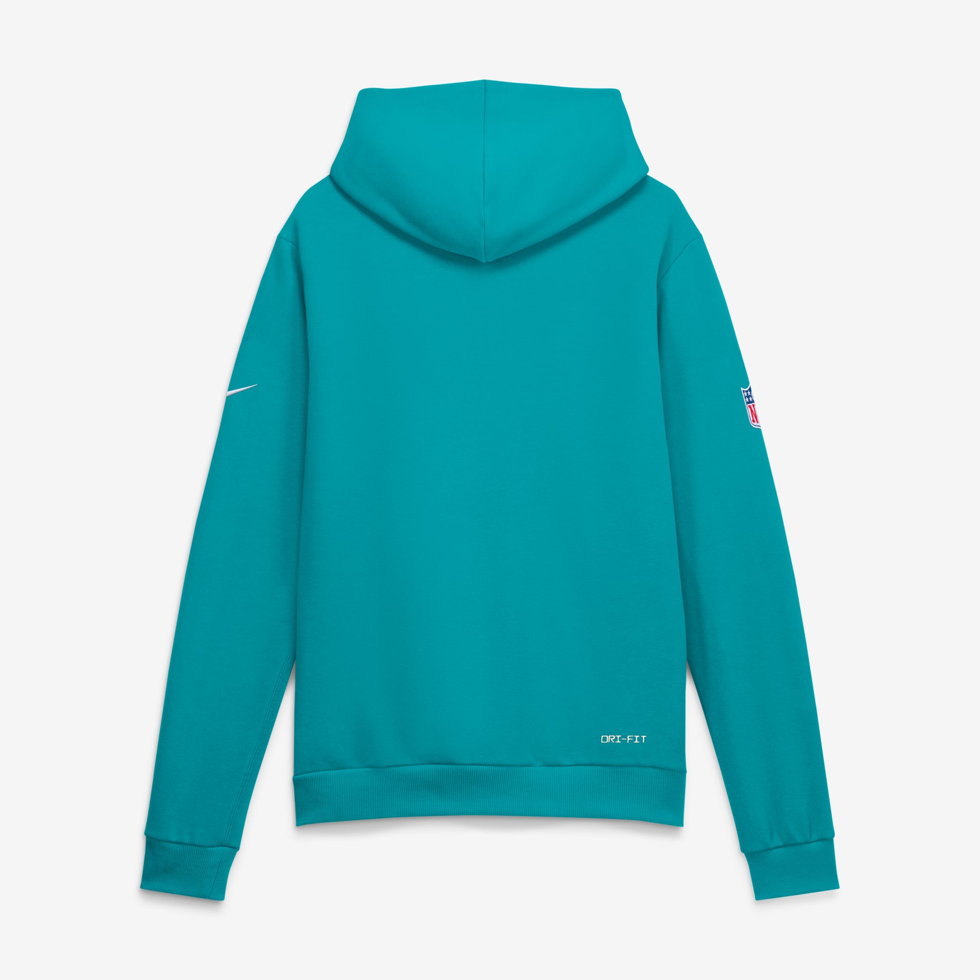 Sweat à capuche Nike Aqua Miami Dolphins Sideline Standard Issue Top Prospect Dri-FIT pour homme
