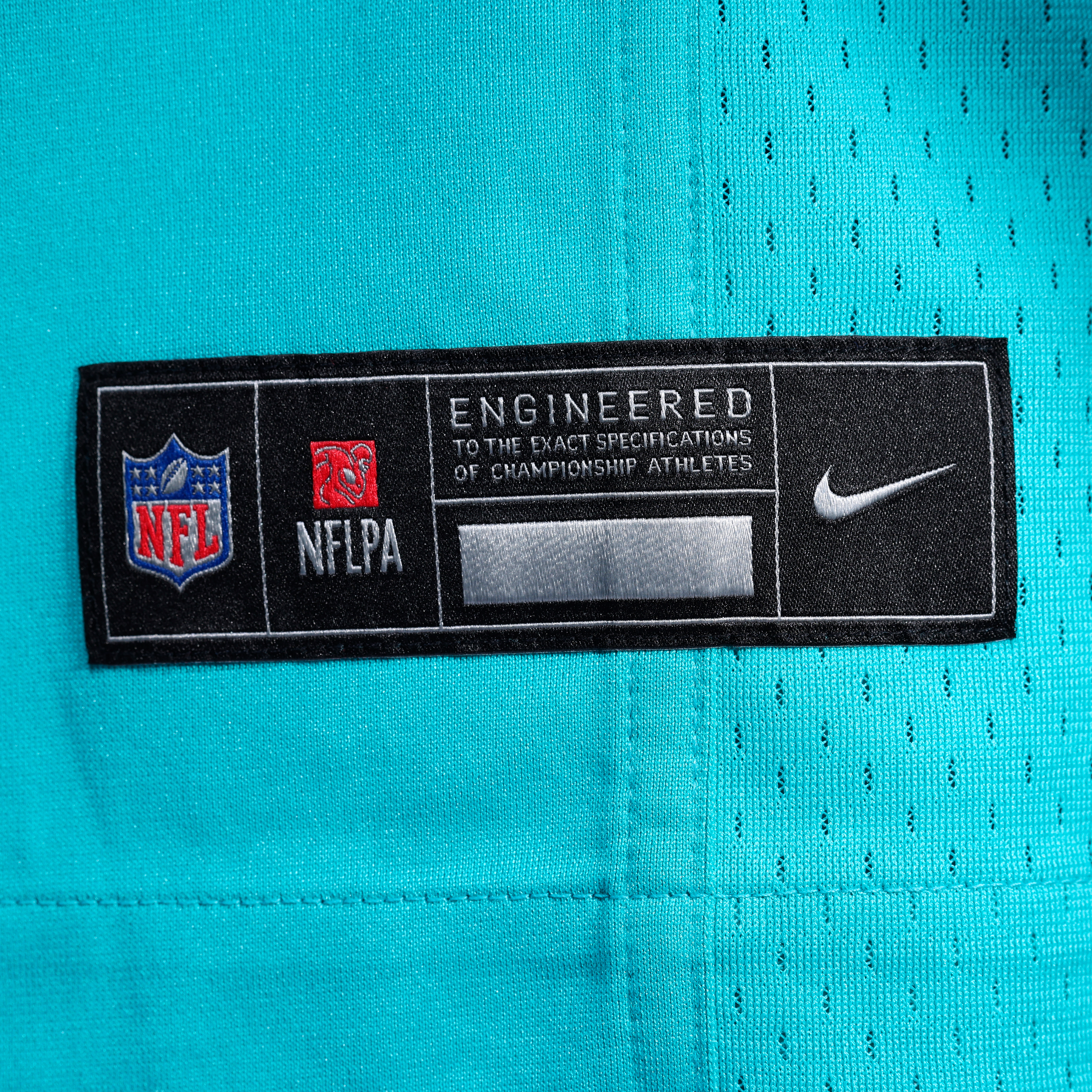 Maillot de match Nike Caleb Douglas Aqua Miami Dolphins pour homme