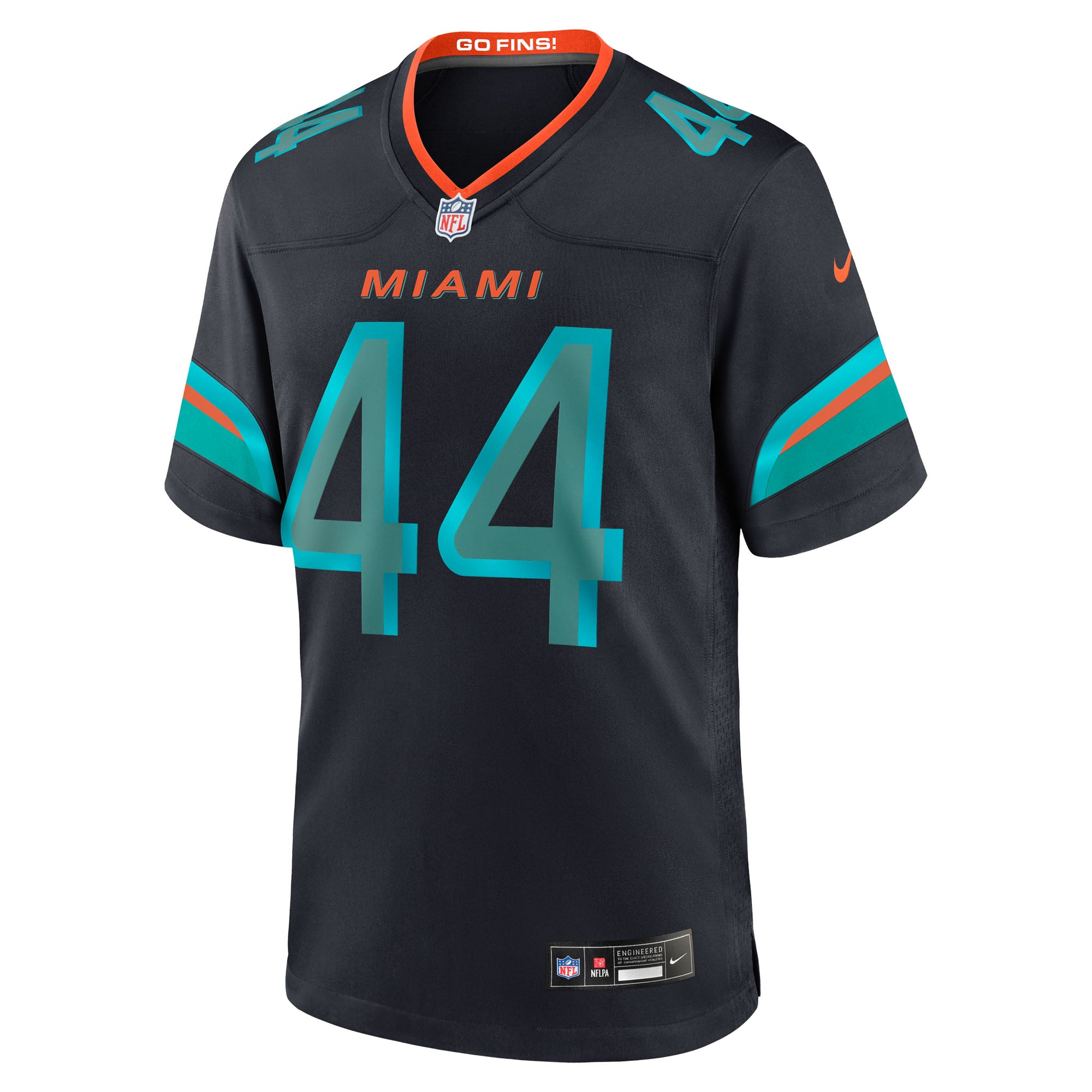Maillot de match Nike Chop Robinson bleu marine Miami Dolphins Rivalries Collection pour homme