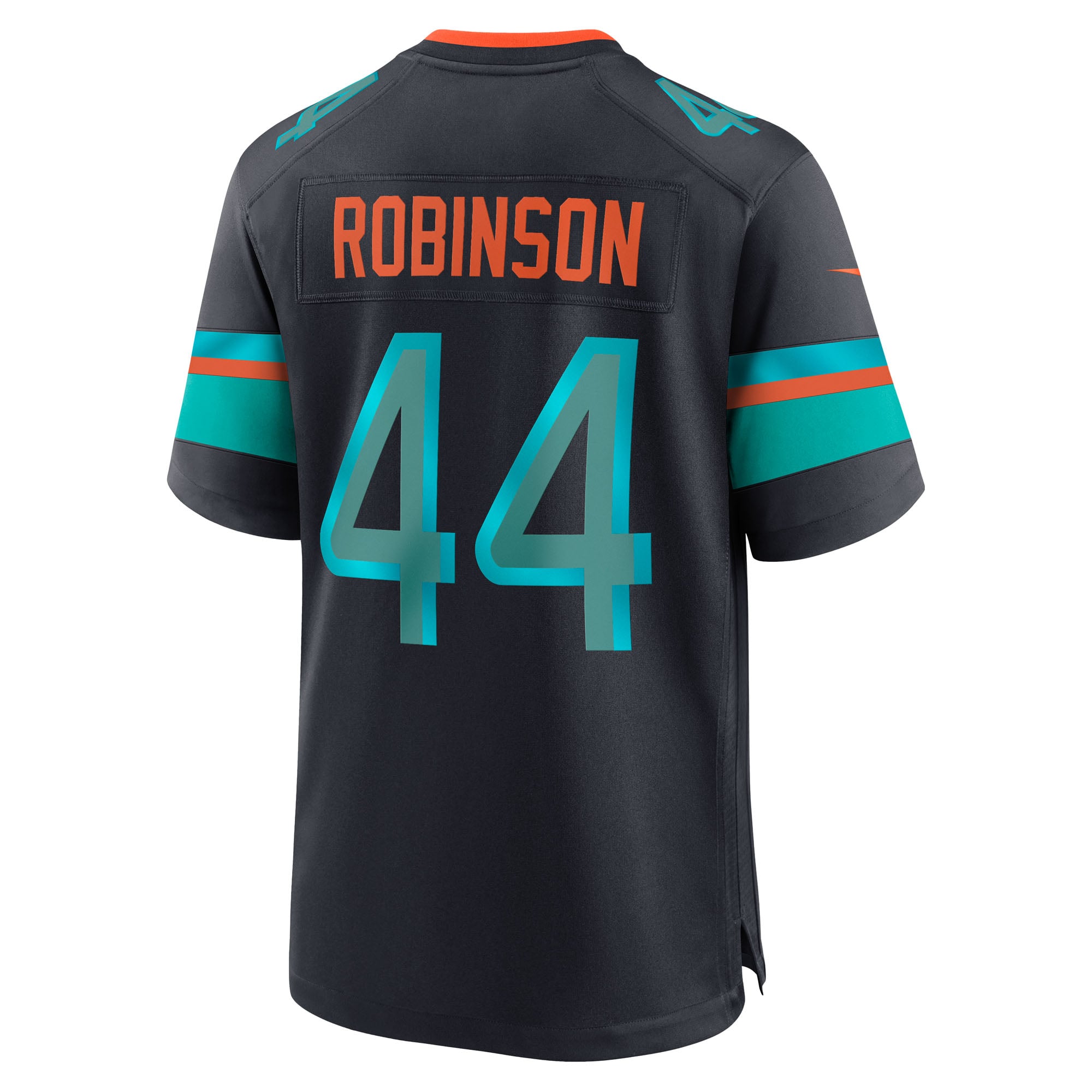Maillot de match Nike Chop Robinson bleu marine Miami Dolphins Rivalries Collection pour homme