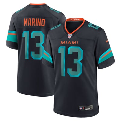 Dan Marino Miami Dolphins Nike Rivalries Collection Retired Player Game Jersey - Navy