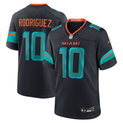 Jacob Rodriguez Miami Dolphins Nike Rivalries Collection Game Jersey - Navy