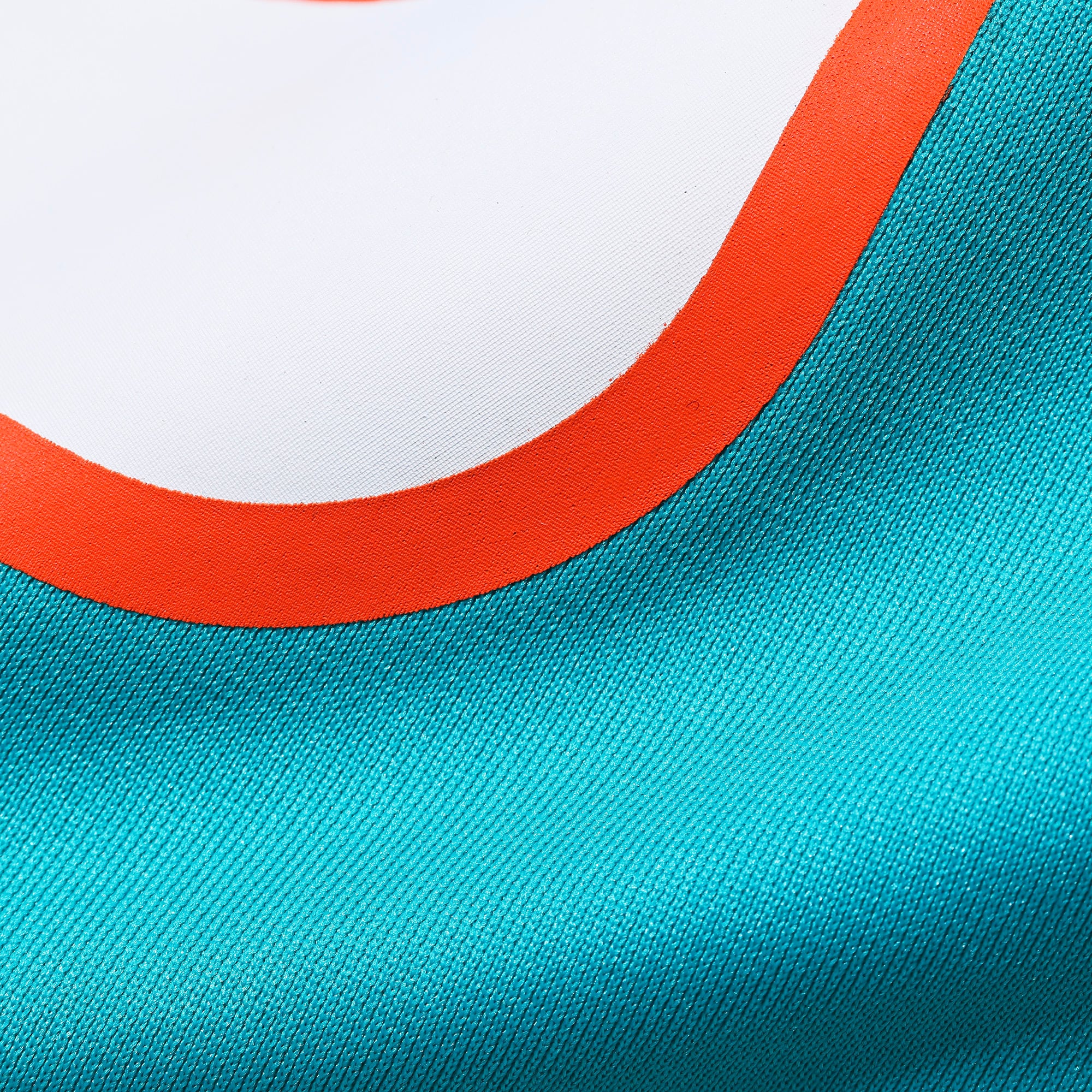 Maillot de match Nike Luke Basso Aqua Miami Dolphins pour homme