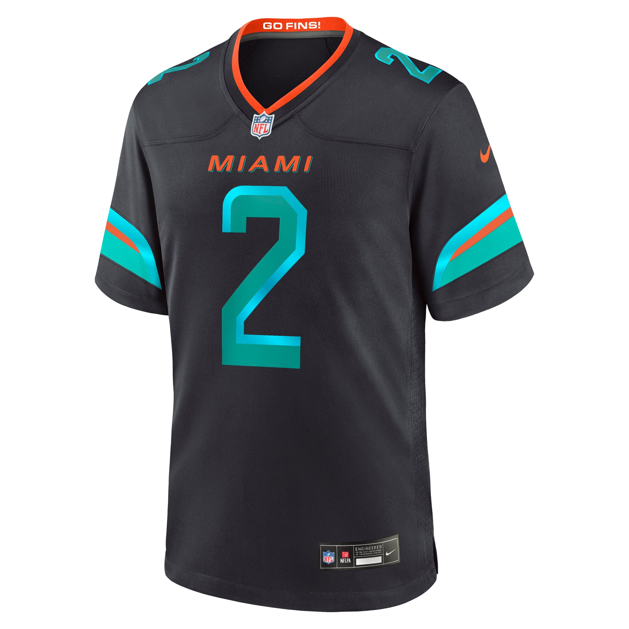 Maillot de match Nike Malik Willis Pitch Blue Miami Dolphins Rivalries Collection pour homme