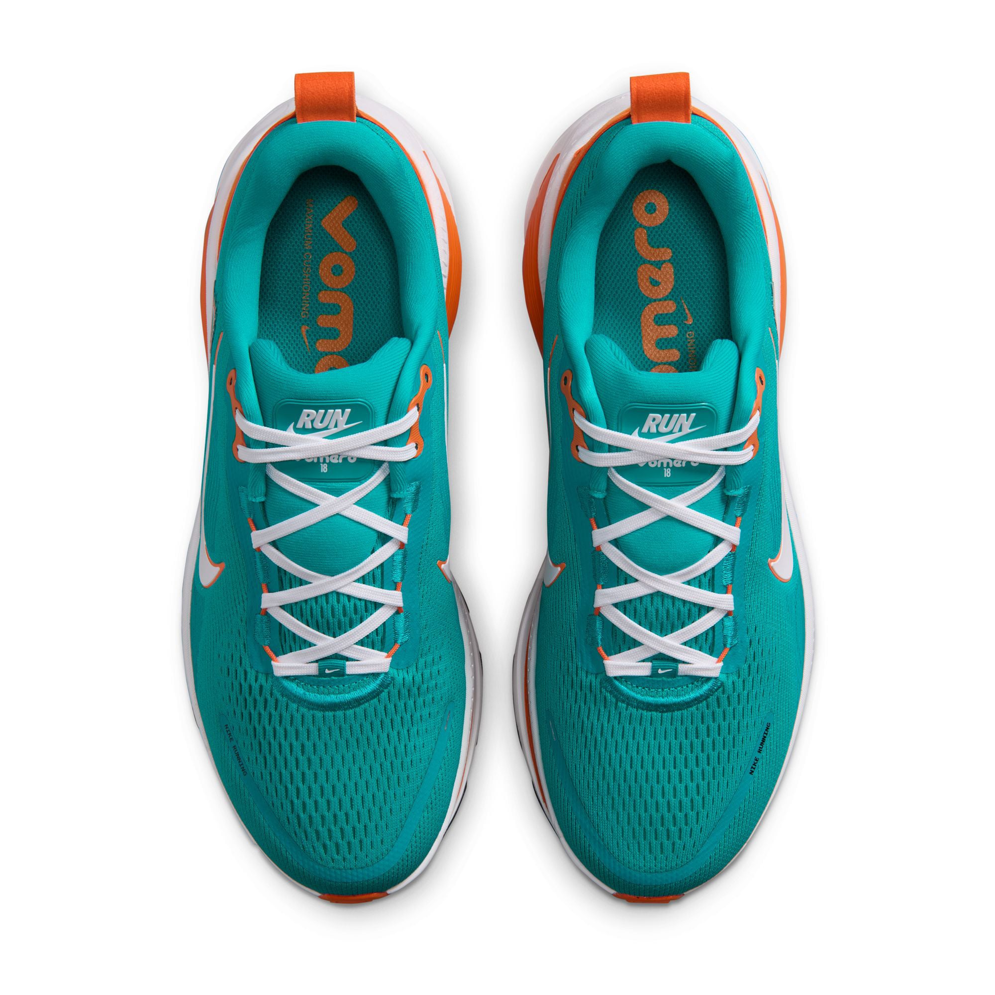 Men's Nike Miami Dolphins Vomero 18 Running Shoes