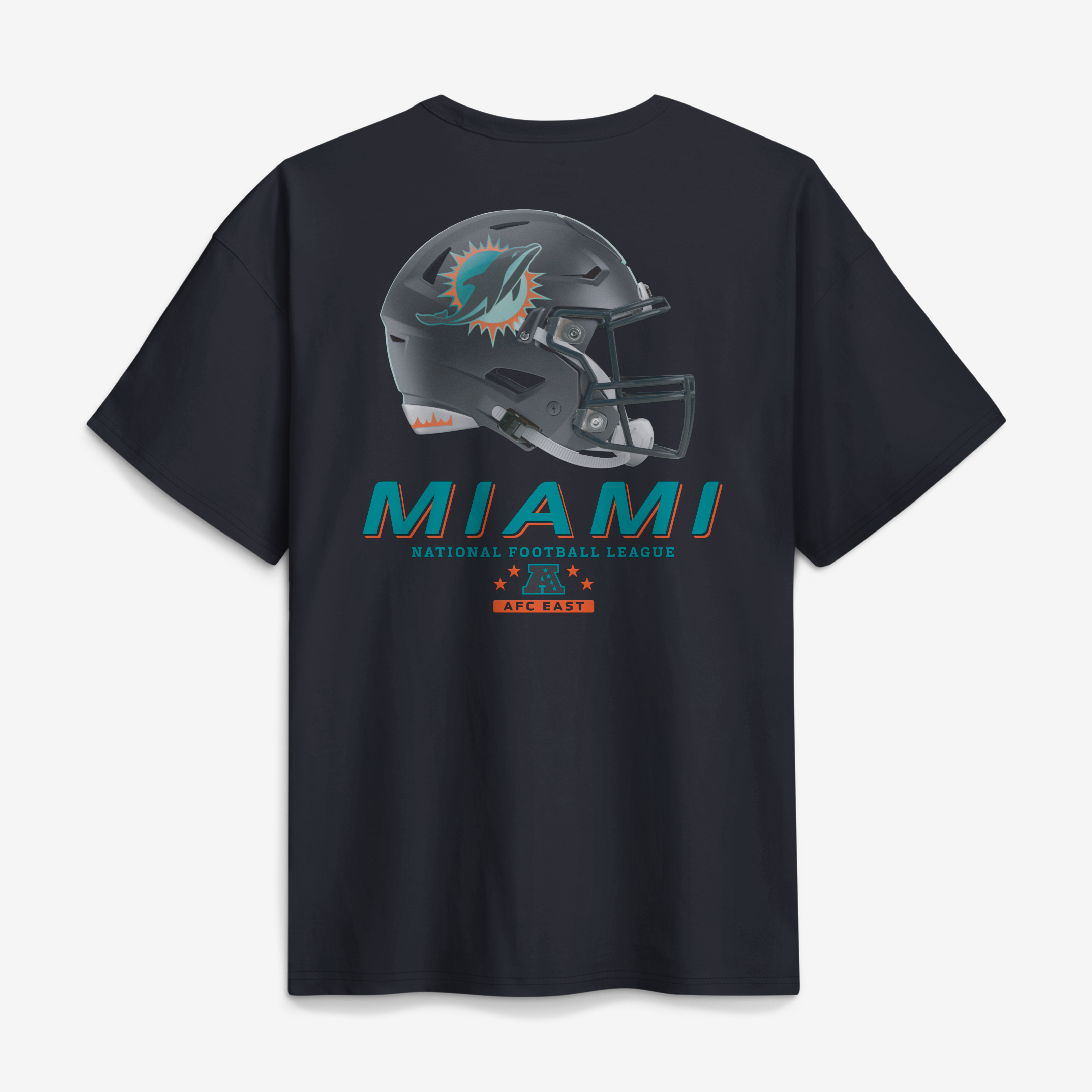 Men's Nike Navy Miami Dolphins Rivalries Collection Max90 T-Shirt