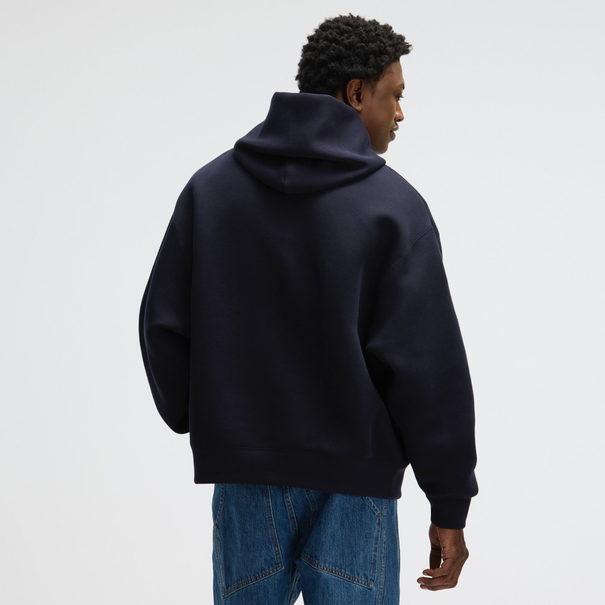 Sweat à capuche oversize en polaire technique Nike pour homme, collection Miami Dolphins Rivalries, bleu marine