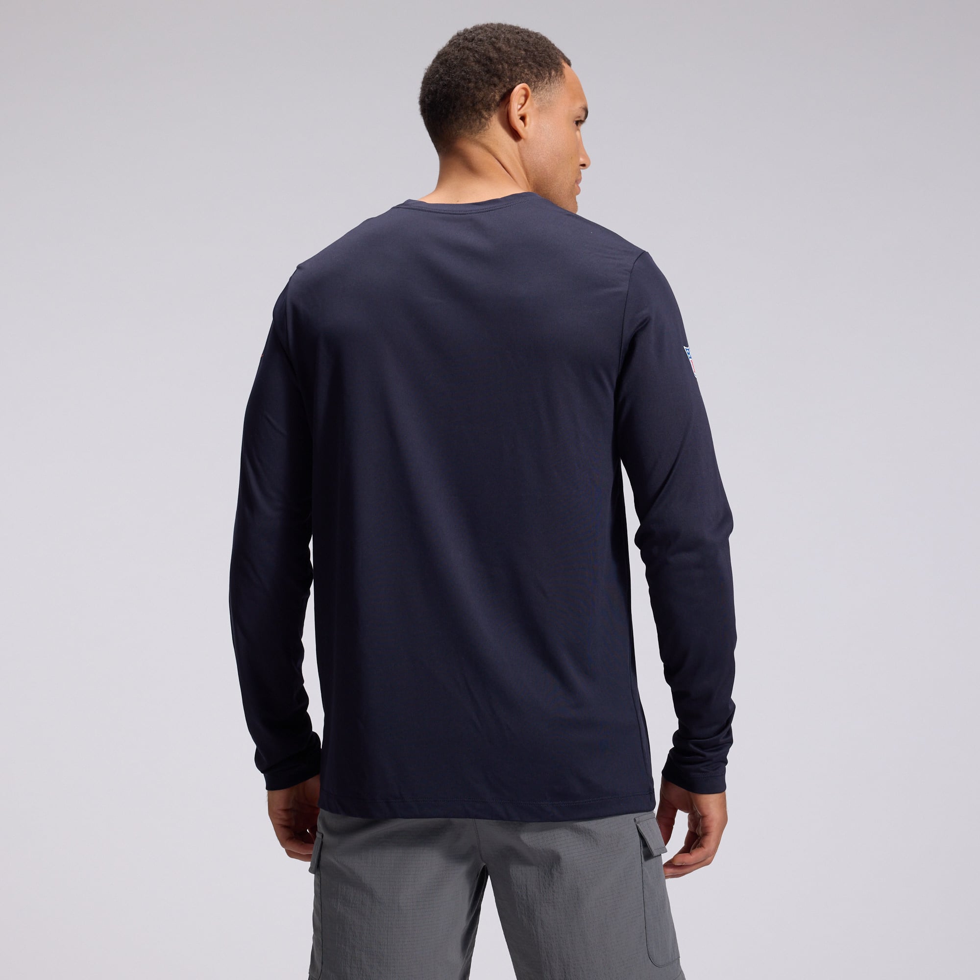 Men's Nike  Navy Miami Dolphins Rivalries Collection Sideline Legend Long Sleeve T-Shirt