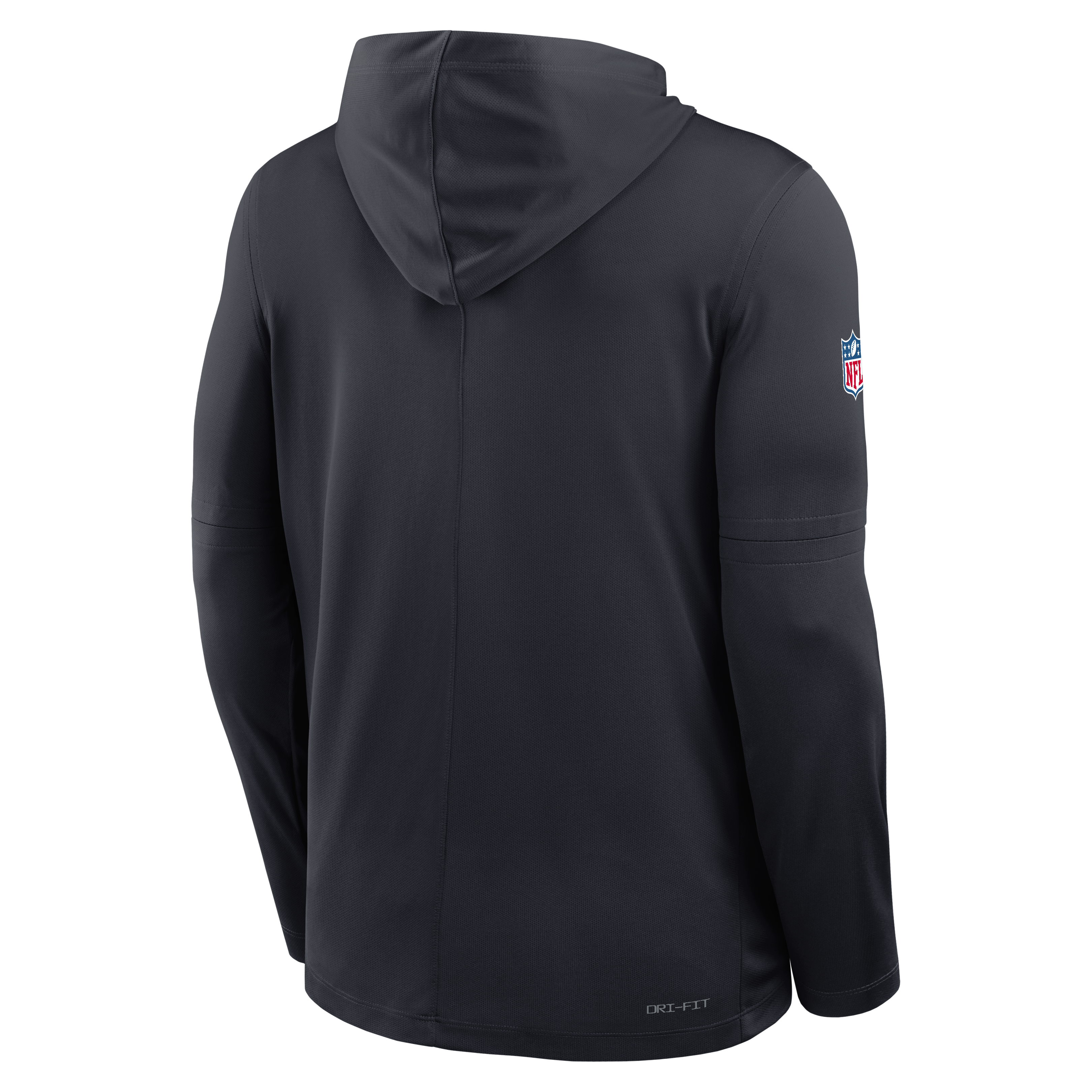 Men's Nike Navy Miami Dolphins Rivalries Collection Sideline Lightweight Hooded Long Sleeve Top