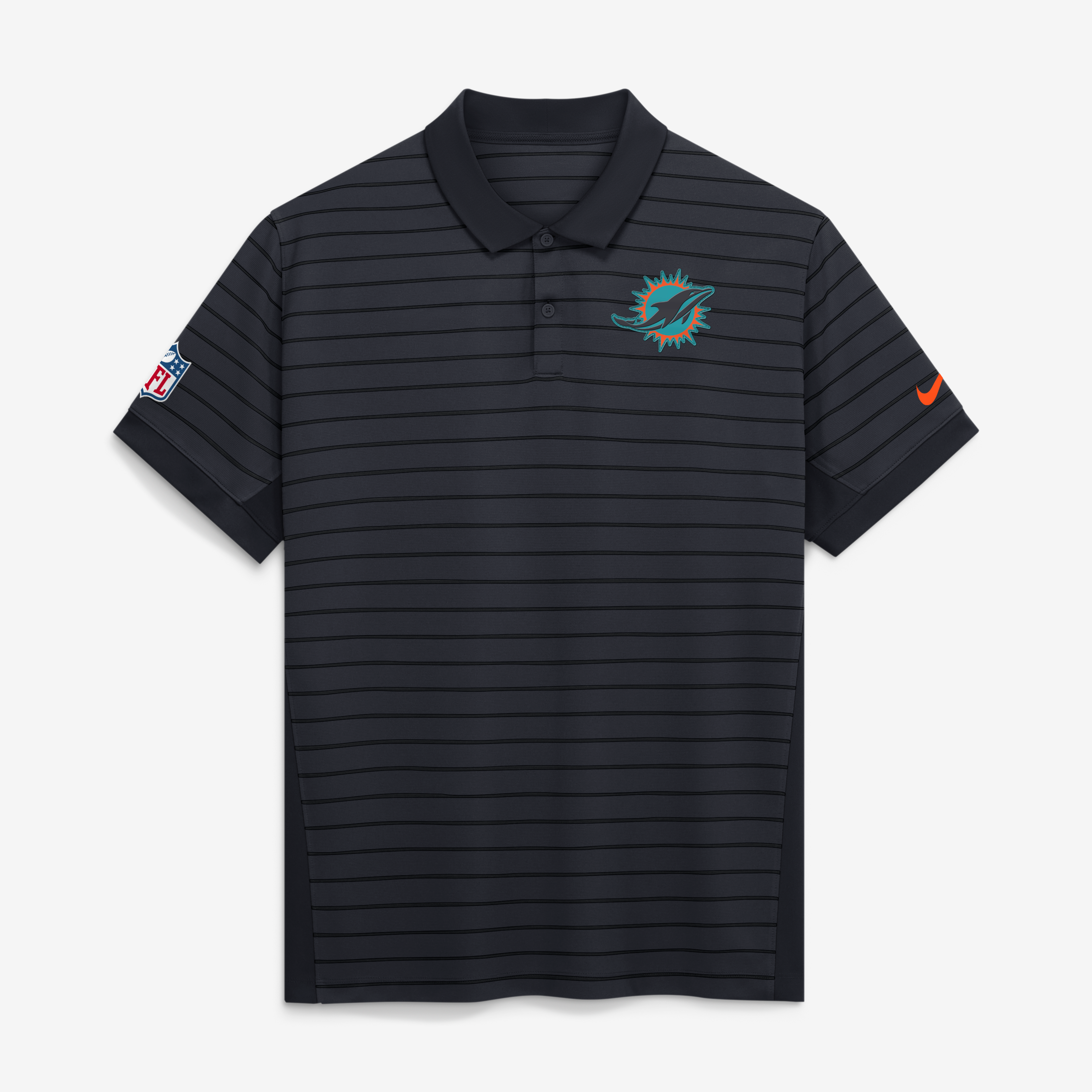 Men's Nike  Navy Miami Dolphins Rivalries Collection Sideline Victory Polo