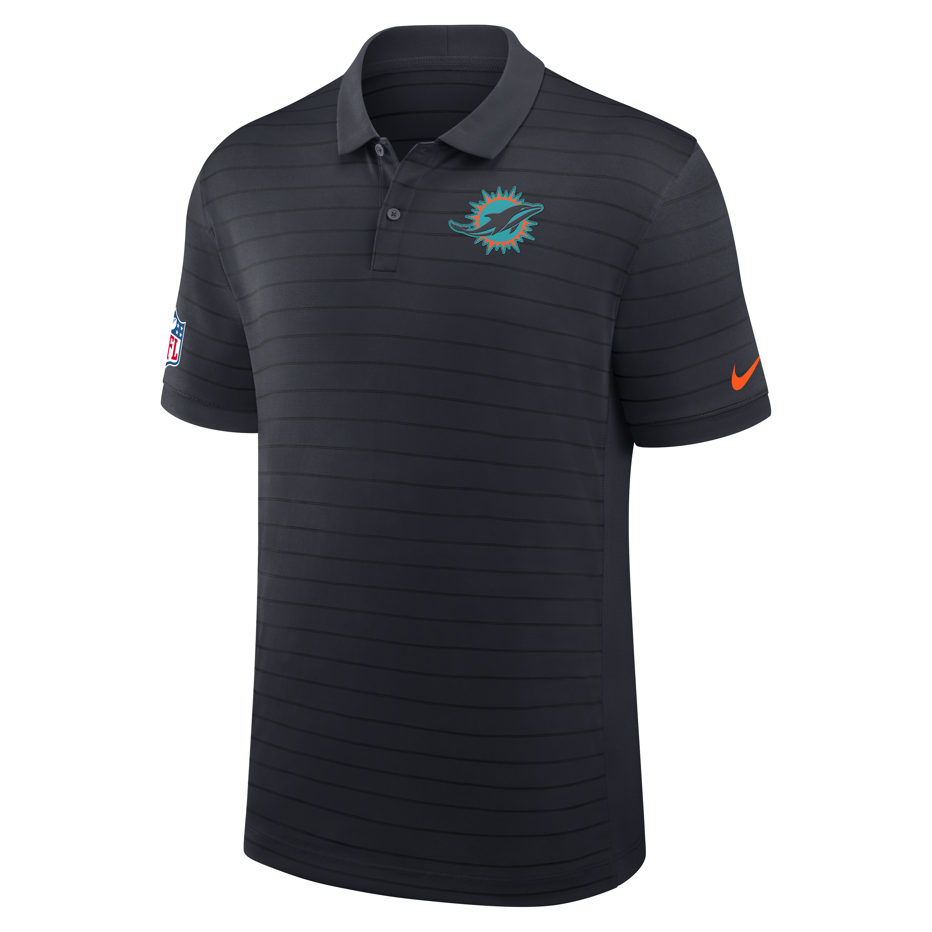 Men's Nike  Navy Miami Dolphins Rivalries Collection Sideline Victory Polo