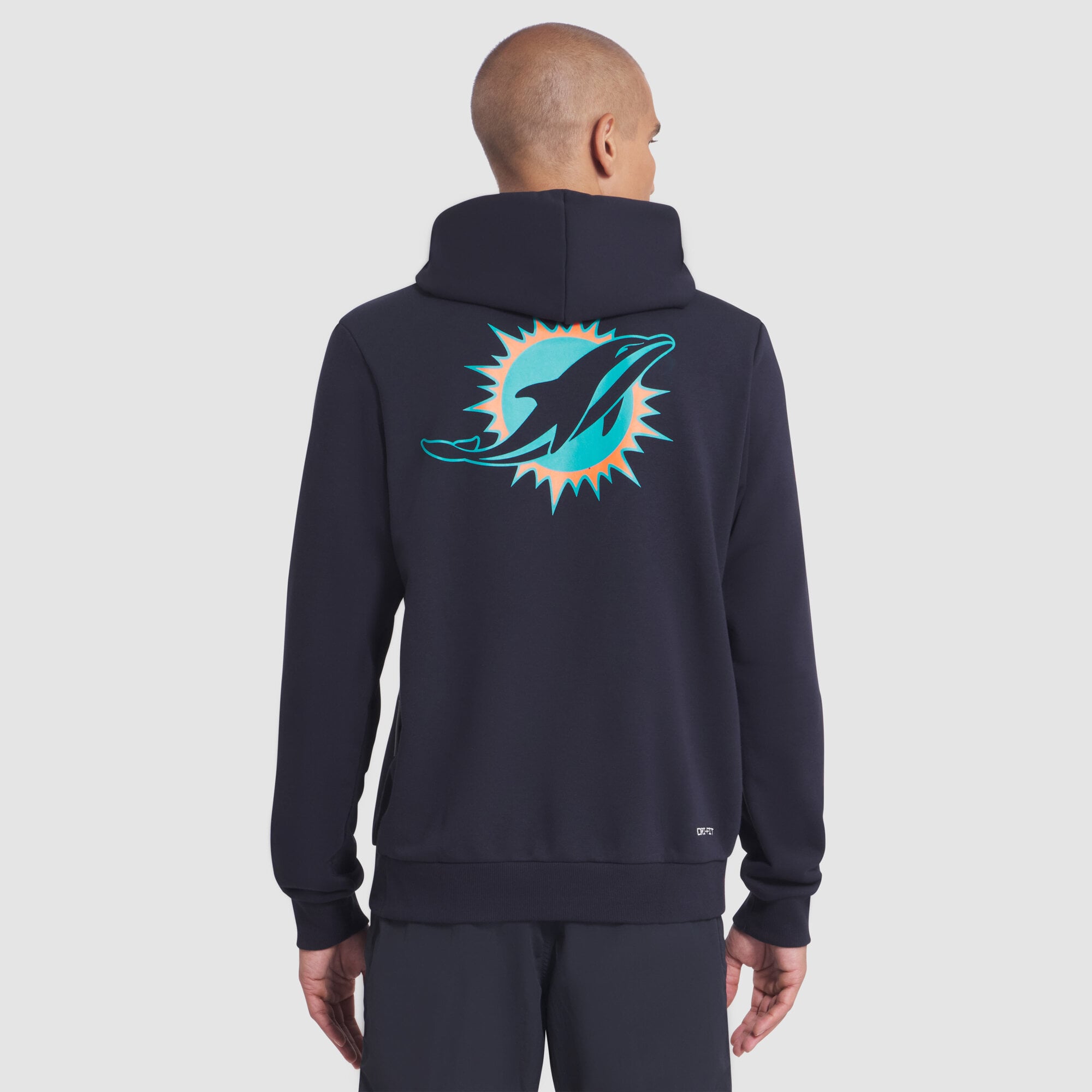 Men's Nike Navy Miami Dolphins Rivalries Collection Standard Issue Sideline Dri-FIT Hoodie