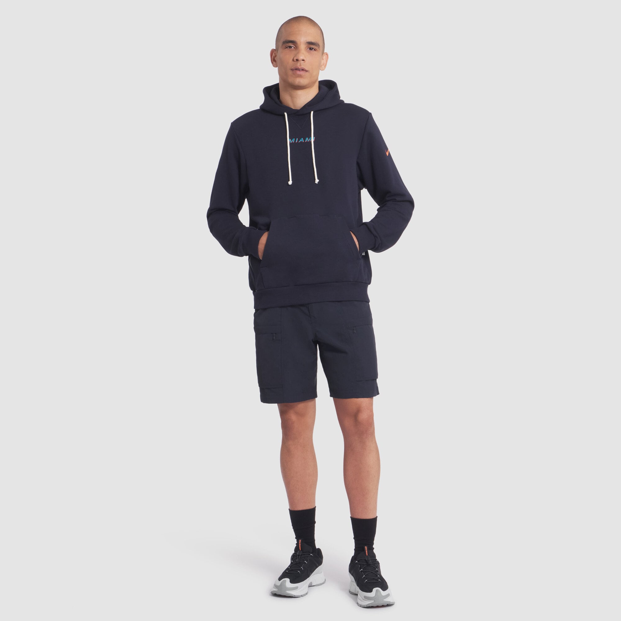 Men's Nike Navy Miami Dolphins Rivalries Collection Standard Issue Sideline Dri-FIT Hoodie