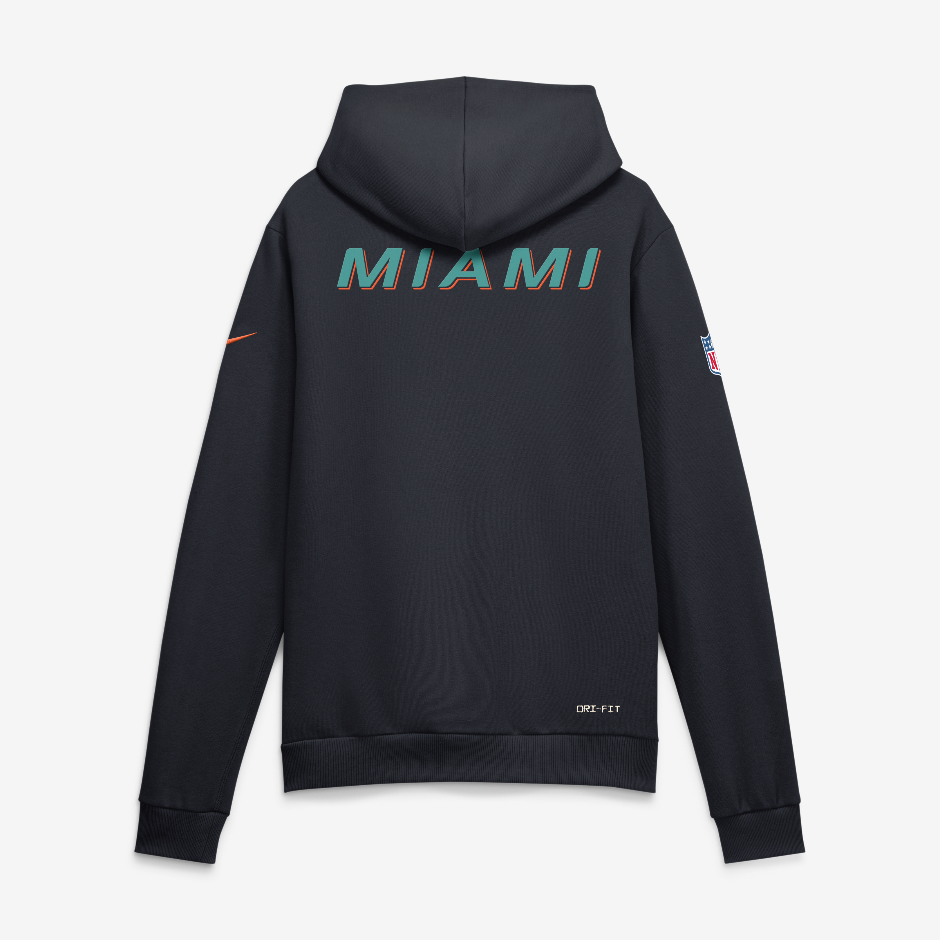 Men's Nike  Navy Miami Dolphins Rivalries Collection Standard Issue Sideline Pullover Hoodie