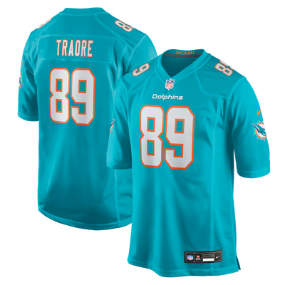 Seydou Traore Miami Dolphins Nike Team Game Jersey - Aqua