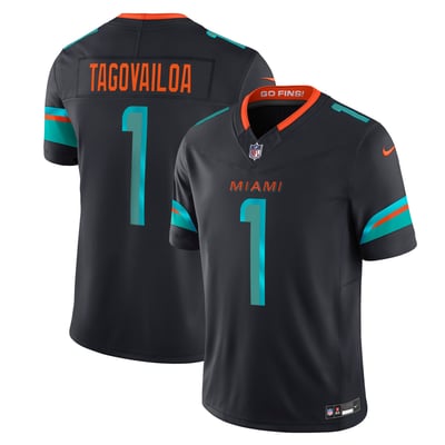 Tua Tagovailoa Miami Dolphins Nike Rivalries Collection Stitched Limited Jersey - Navy