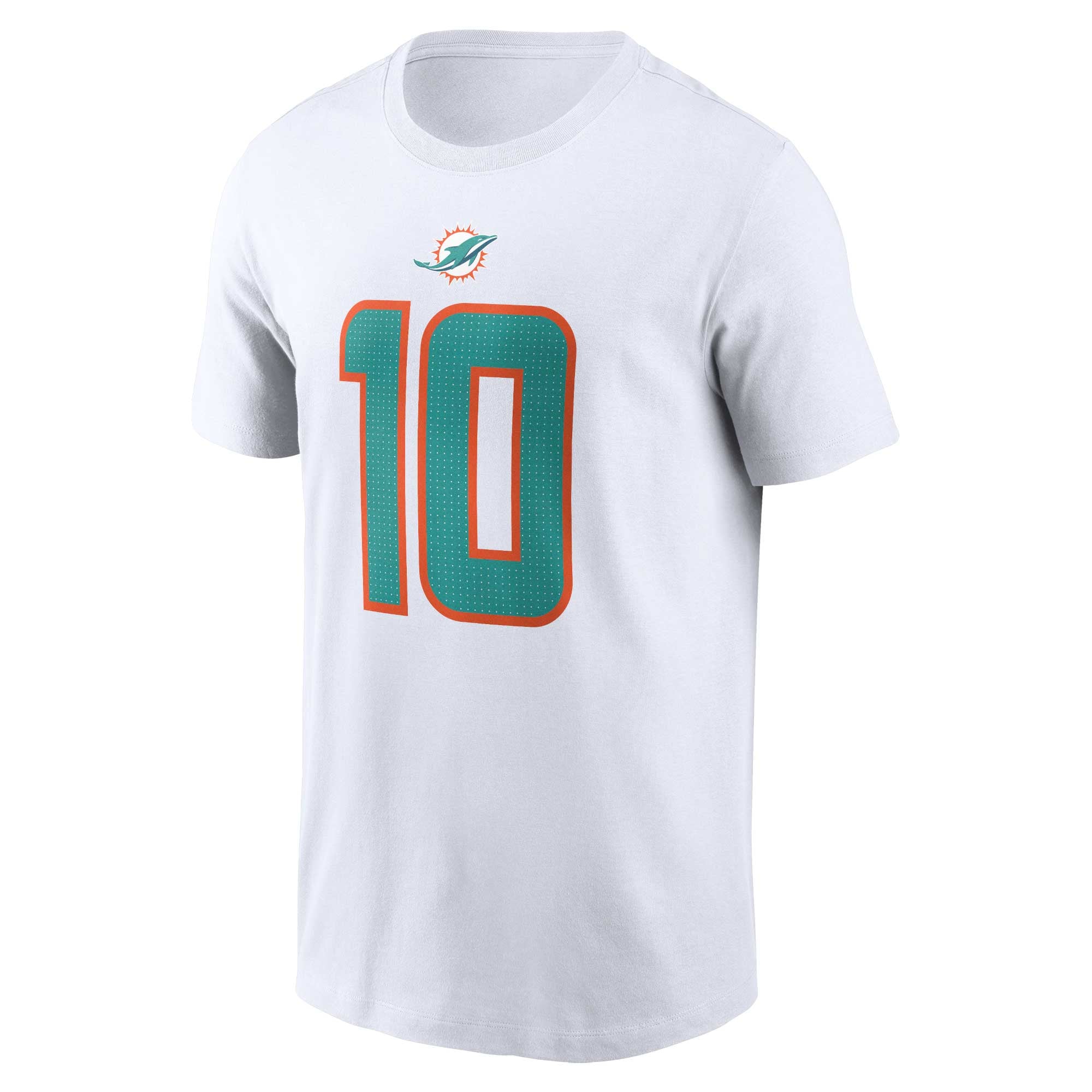 Men's Nike Tyreek Hill  White Miami Dolphins Player Name & Number T-Shirt