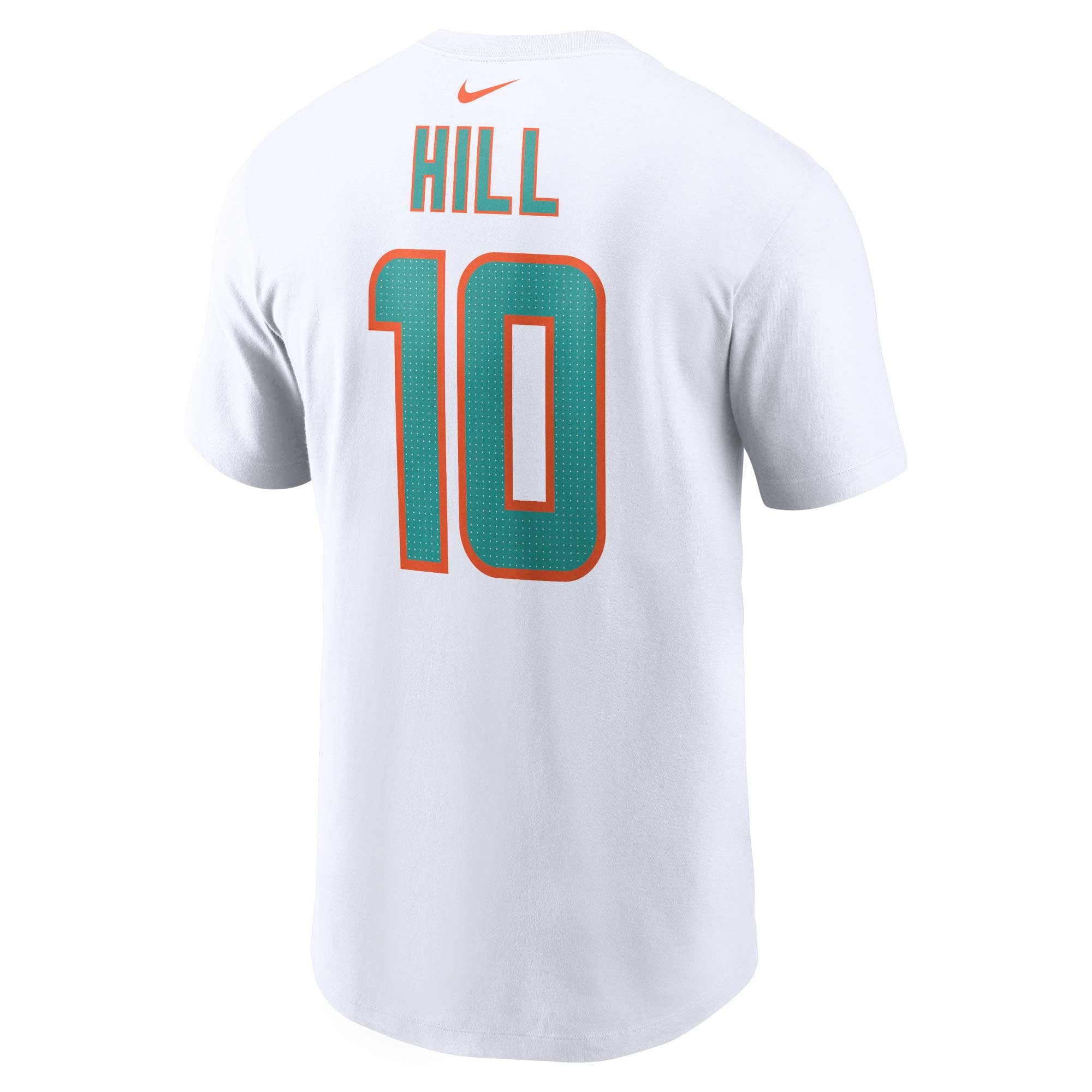 Men's Nike Tyreek Hill  White Miami Dolphins Player Name & Number T-Shirt