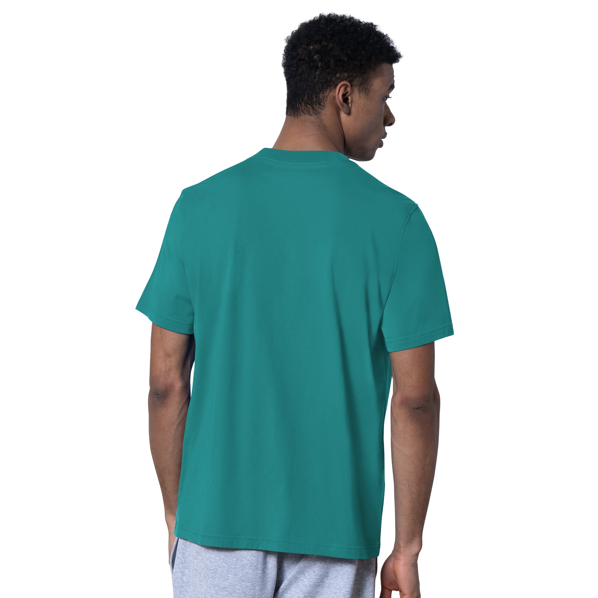 Ensemble de deux t-shirts à logo Miami Dolphins Starter pour homme, coloris aqua/gris chiné