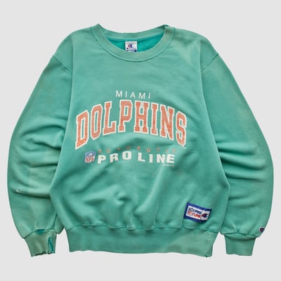 Miami Dolphins Champion 1996 Pullover Sweatshirt - Mint - M by Fanatics Real Vintage