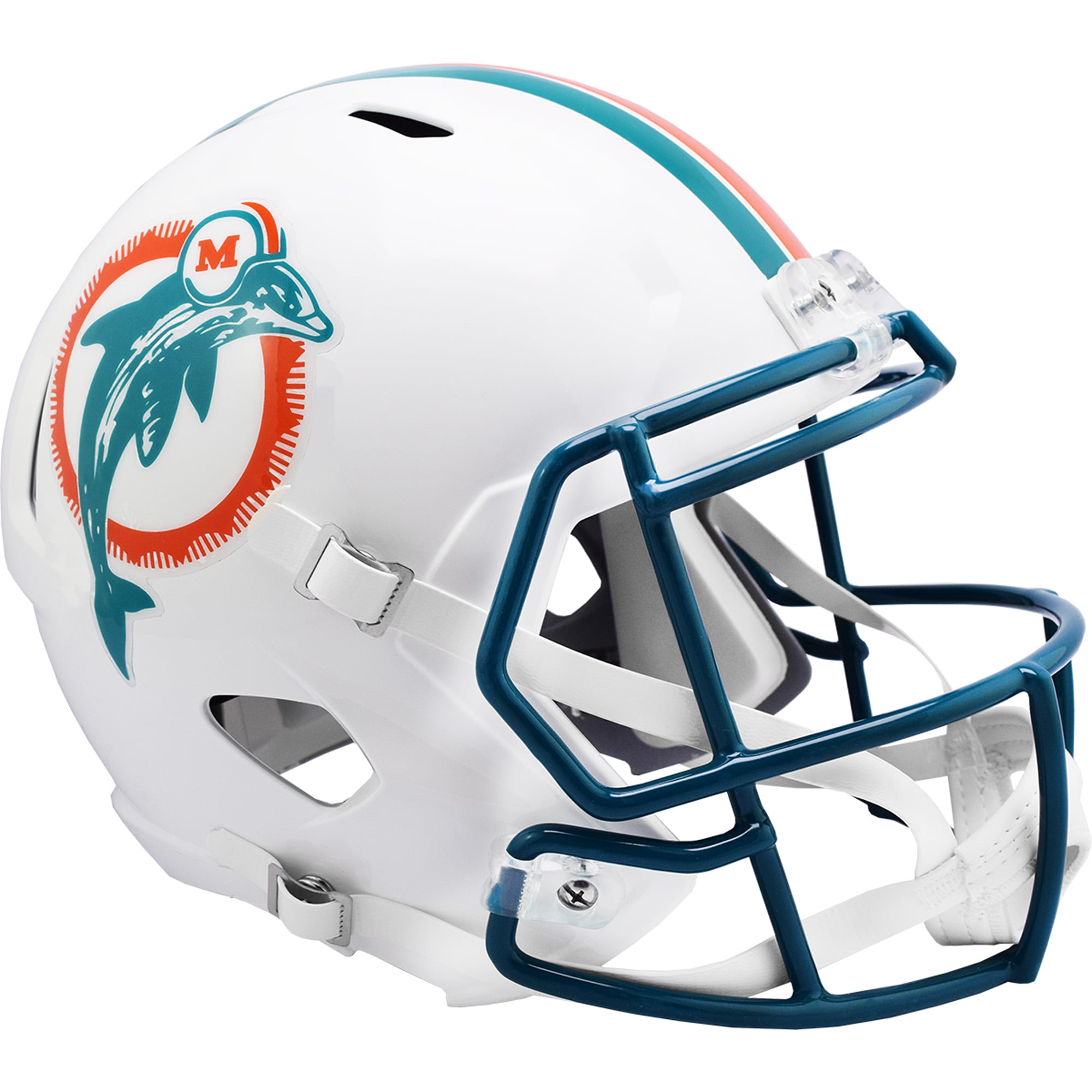 Casque réplique rétro Speed ​​des Dolphins de Miami (1980-1996)