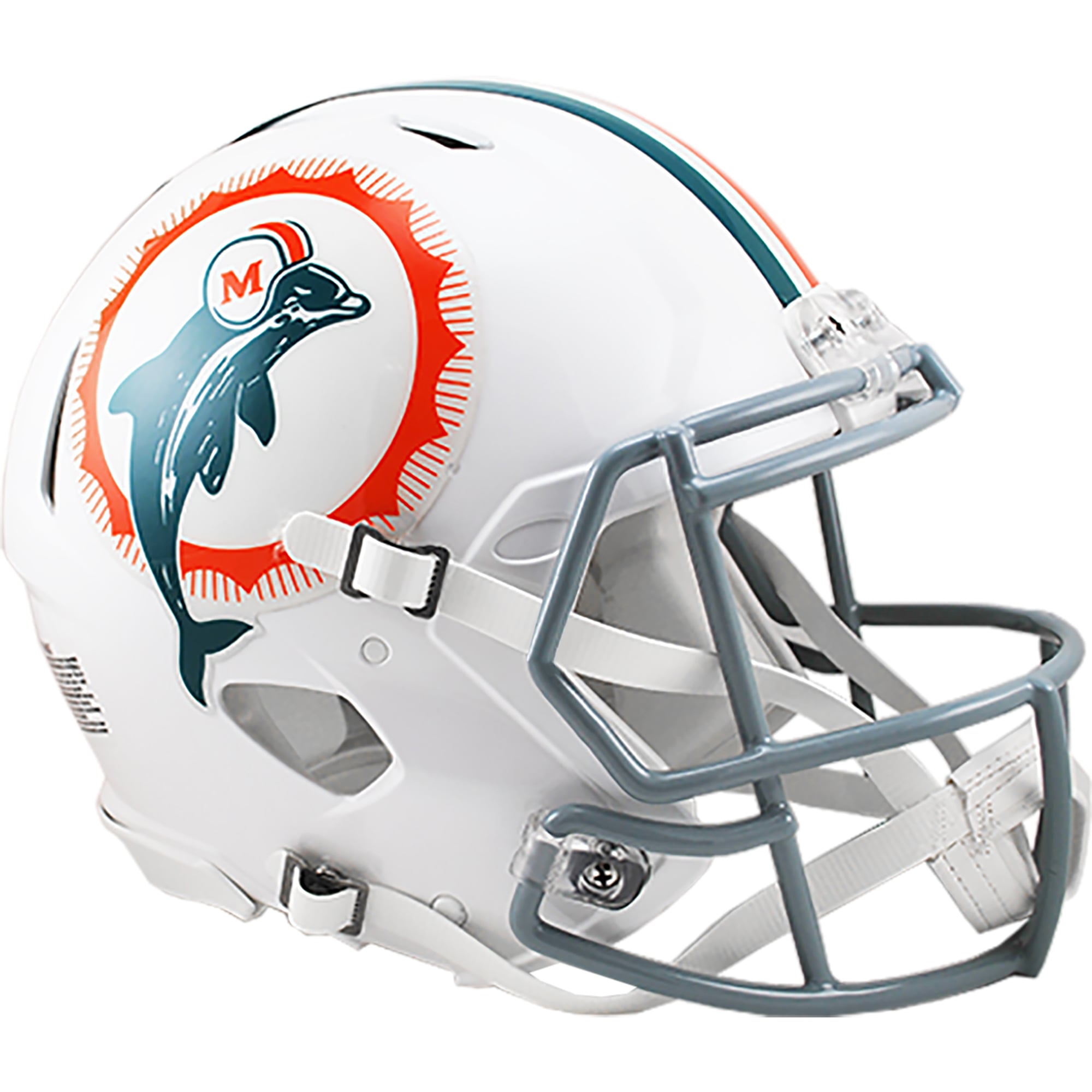 Casque authentique Miami Dolphins Riddell Tribute Speed ​​2022