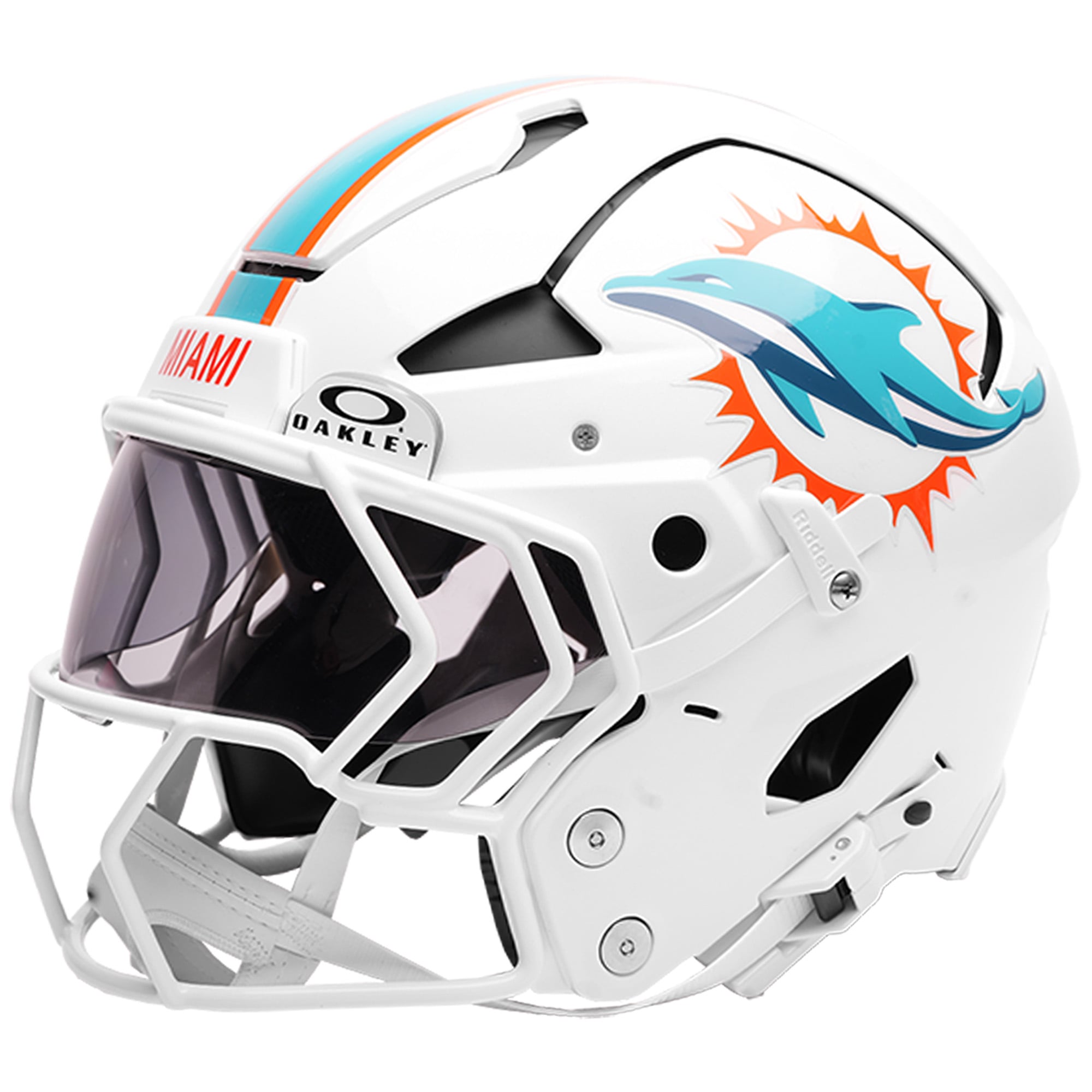 Casque authentique Riddell Axiom des Dolphins de Miami