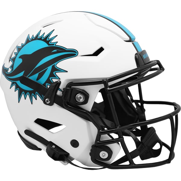 miami dolphins replica helmet speedflex Mid-Size At approx Miami Dolphins Riddell LUNAR Alternate