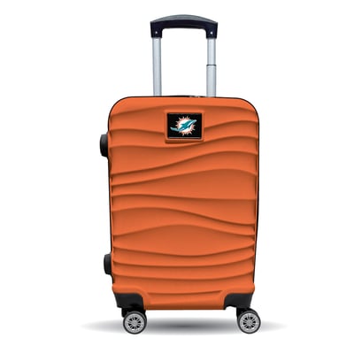 Miami Dolphins MOJO Orange Color Blitz Carry-On Hardcase Spinner Luggage
