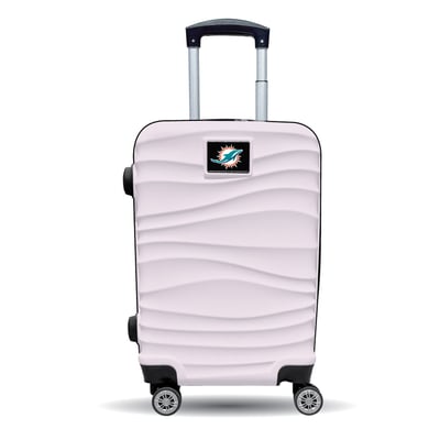 Miami Dolphins MOJO Pink Color Blitz Carry-On Hardcase Spinner Luggage
