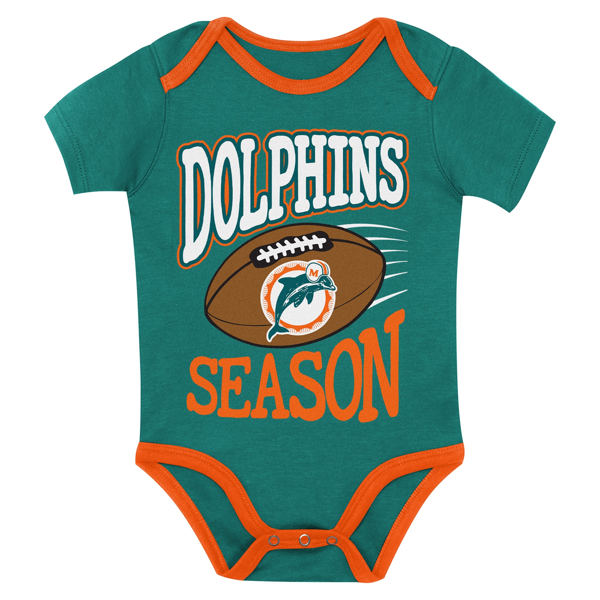 Ensemble de body trois pièces Outerstuff pour nouveau-né Miami Dolphins, premier choix au tour