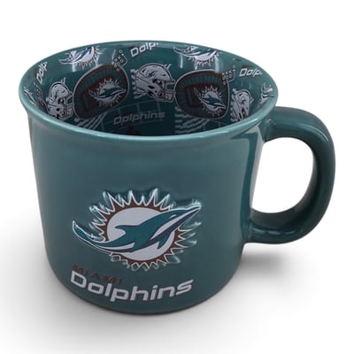 Miami Dolphins Pegasus 17oz. Inside Out Mug