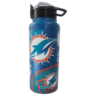 Miami Dolphins Pegasus 32oz. Home Field Mashup Stainless Steel ProPress Water Bottle