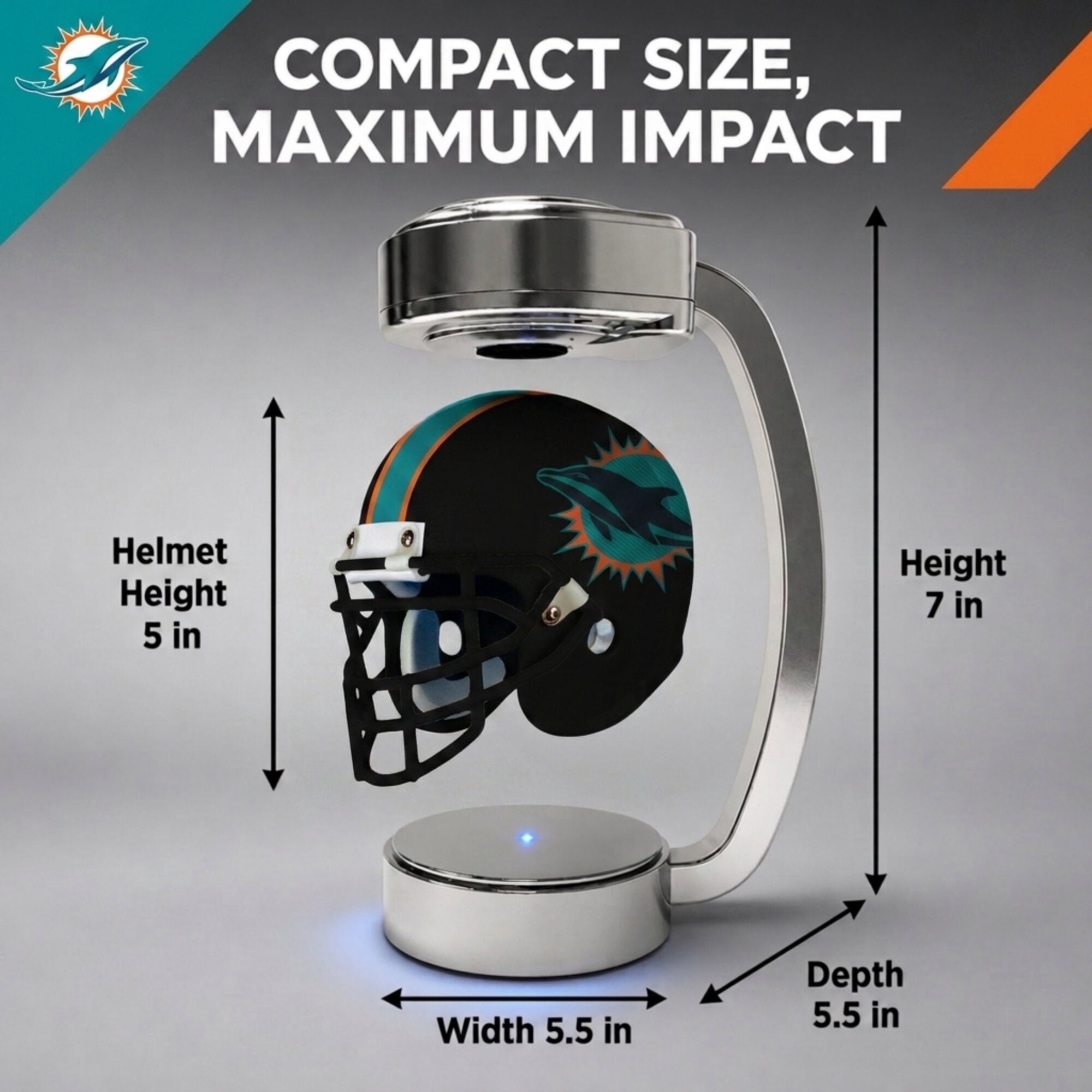Casque Pegasus Miami Dolphins Mini Hover Rivalries