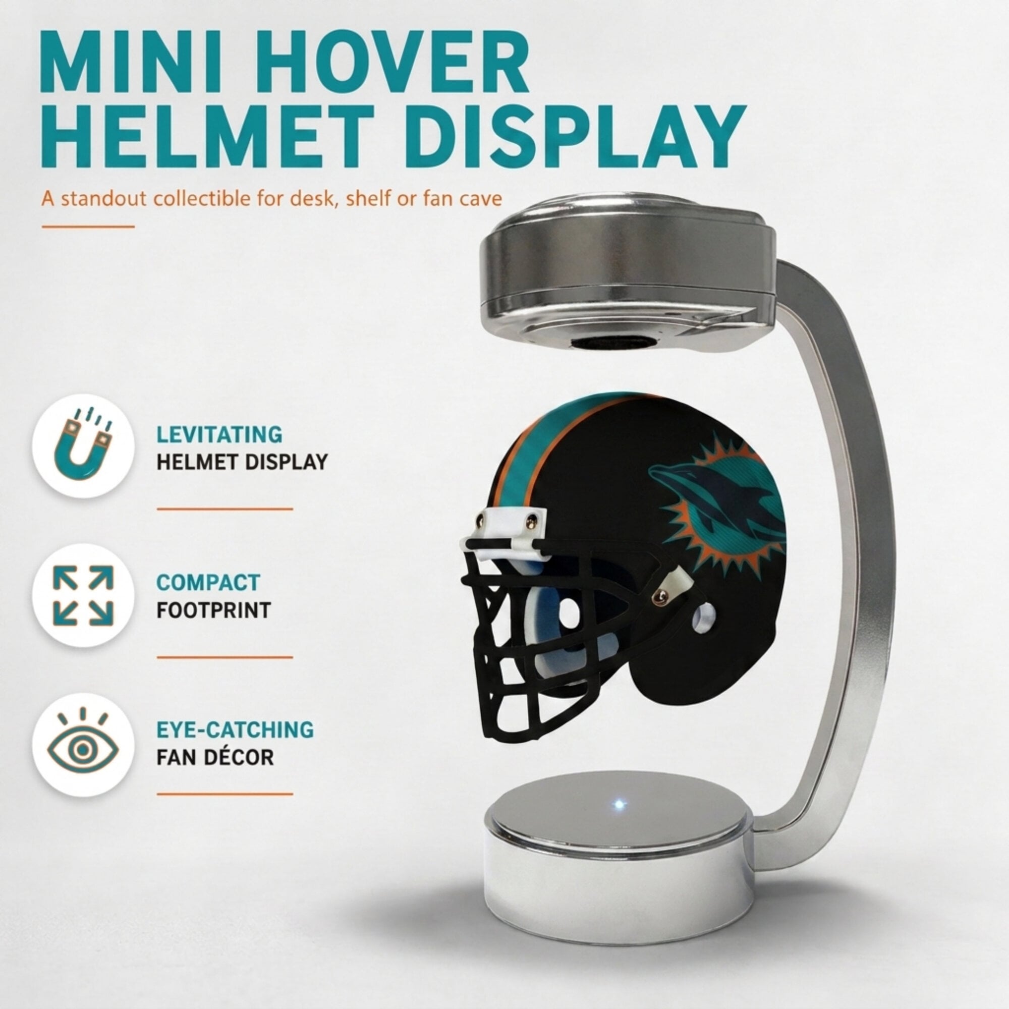 Casque Pegasus Miami Dolphins Mini Hover Rivalries
