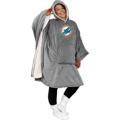 Miami Dolphins Pegasus Team 50" x 70" Bloncho Sherpa Fan Cape