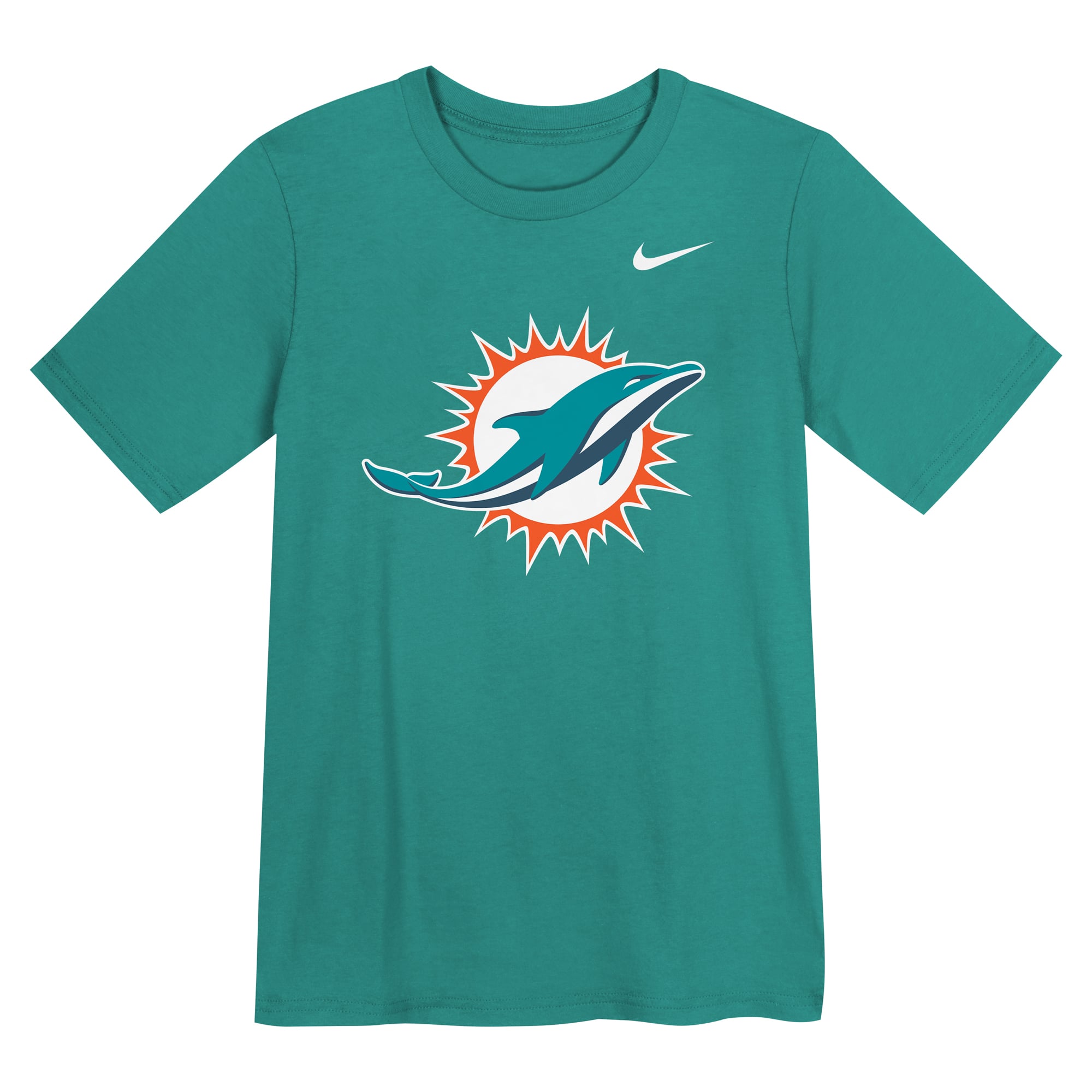 T-shirt Nike vert avec logo des Dolphins de Miami pour enfants d'âge préscolaire