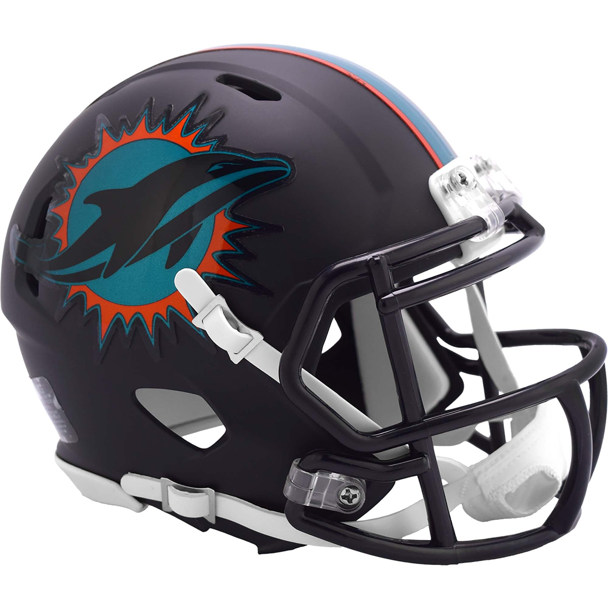 Riddell Miami Dolphins Rivalries Collection On-Field Alternate Speed Mini Helmet