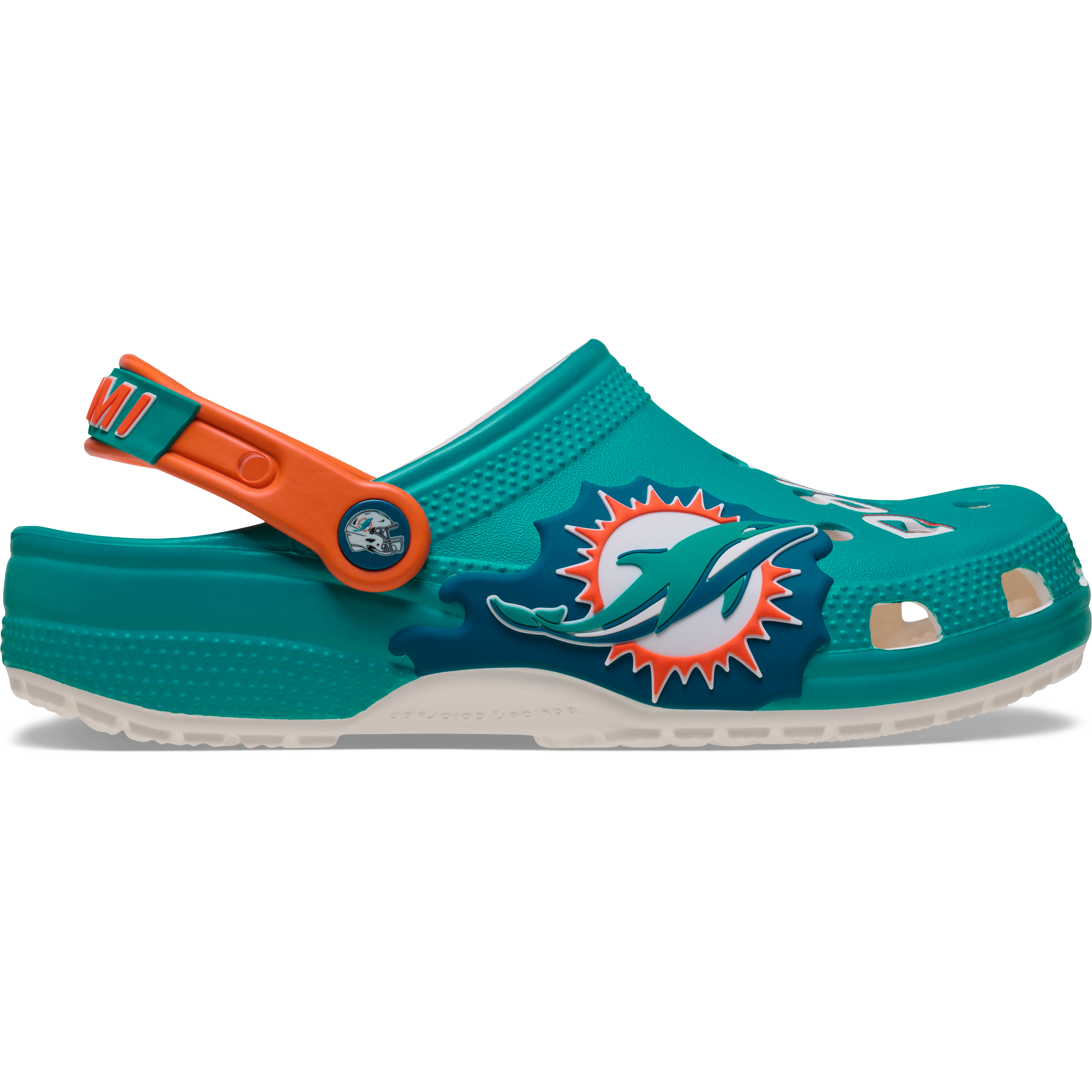 Sabots classiques Crocs Aqua Miami Dolphins pour tout-petits